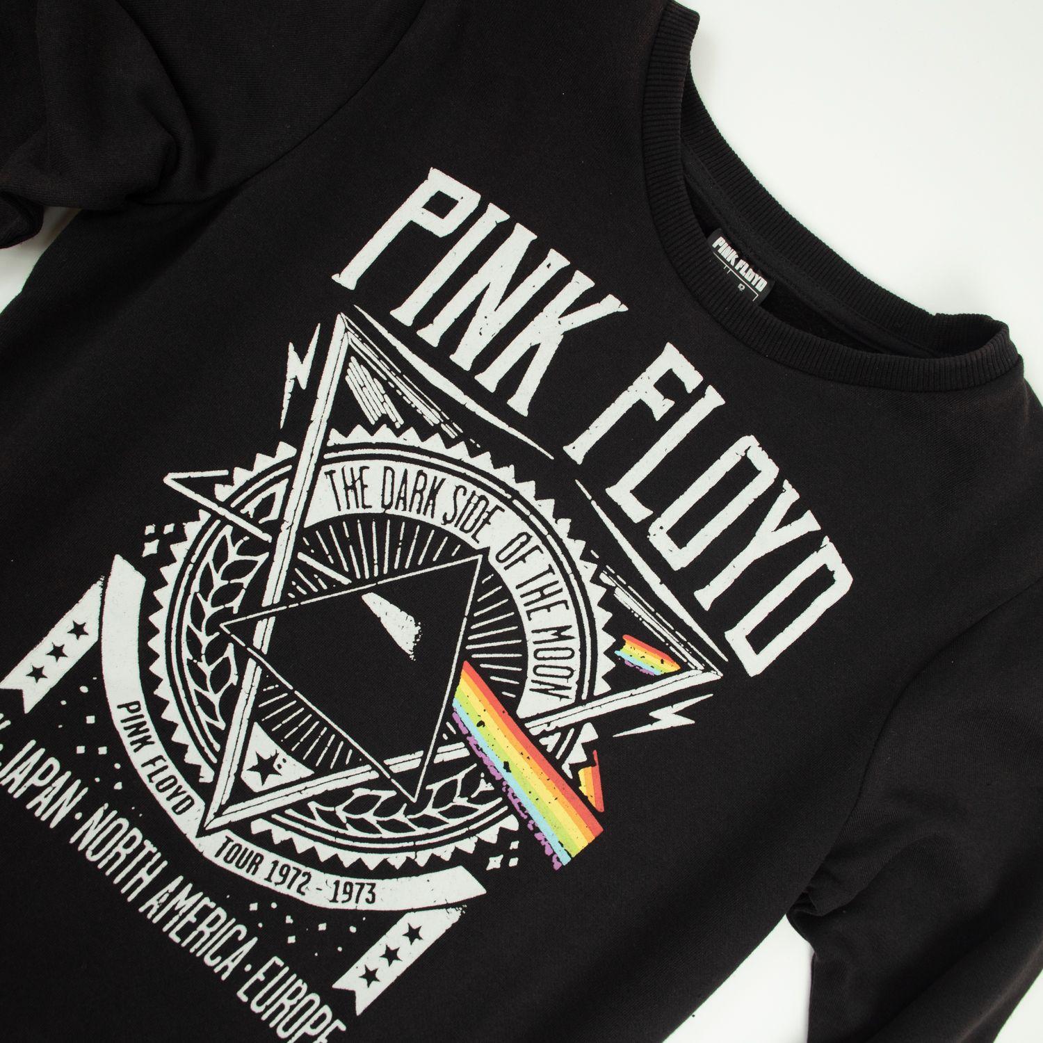 Poleron Mujer  Pink Floyd Prima Negro-3