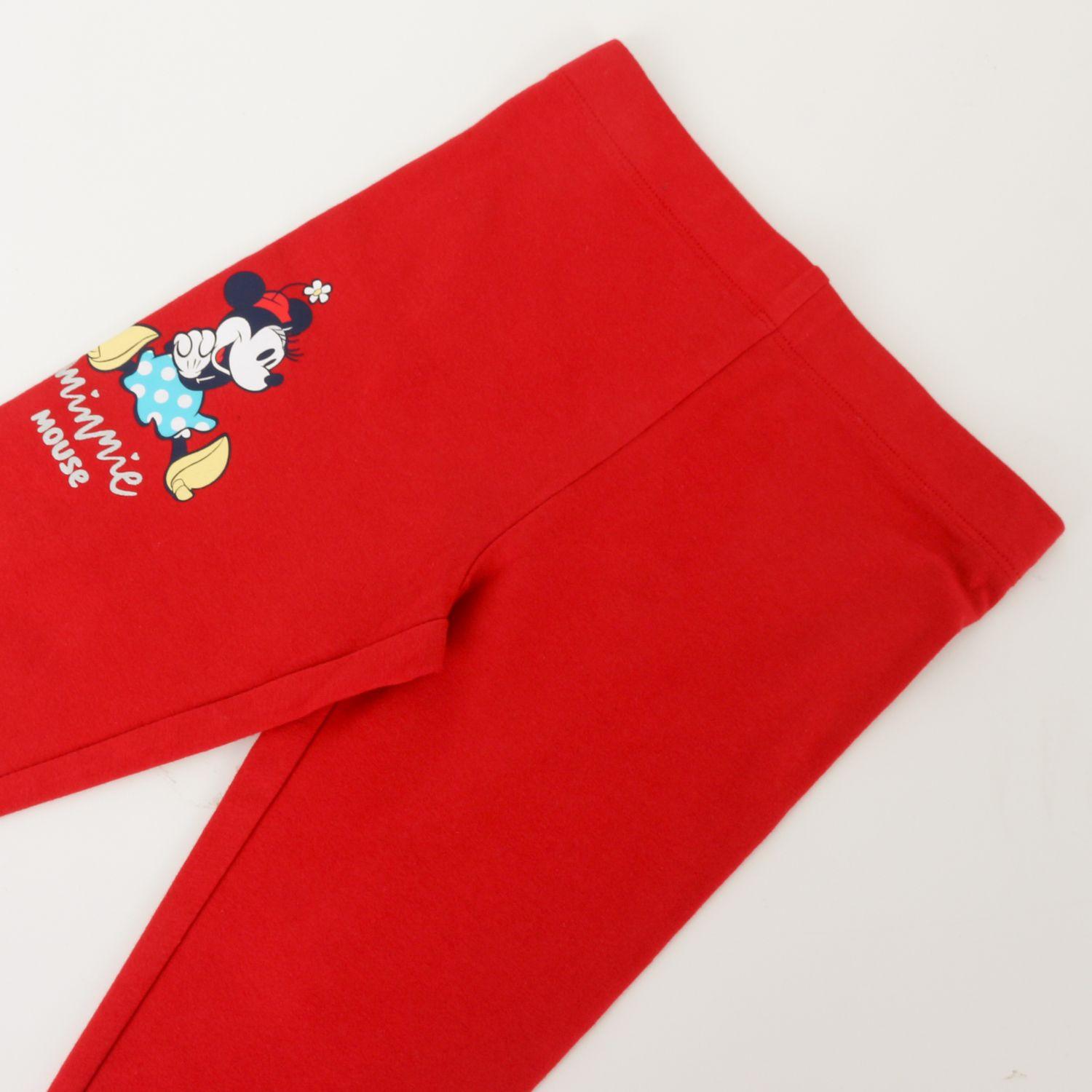 Calza Niña Minnie Mouse Rojo Disney-2