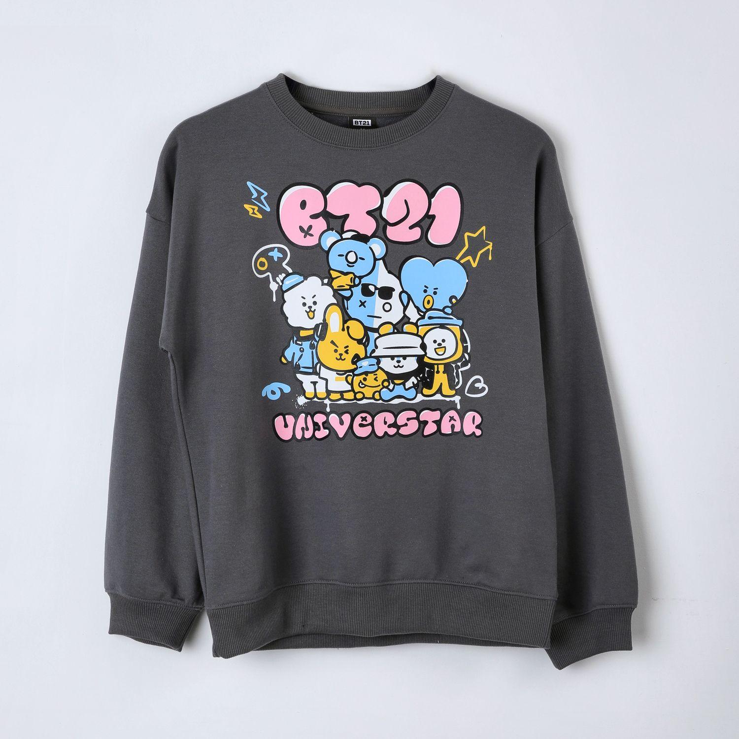 Polerón Niña Gris Universtar BT21-1