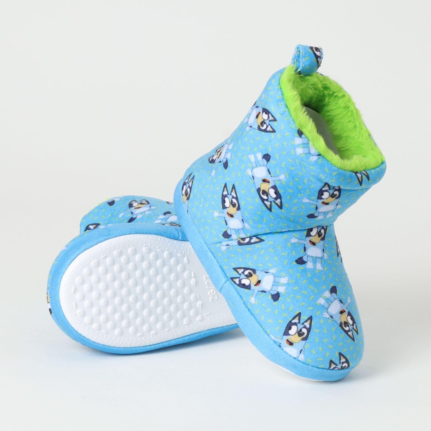 Pantufla Niño Green Spots Azul Bluey-2