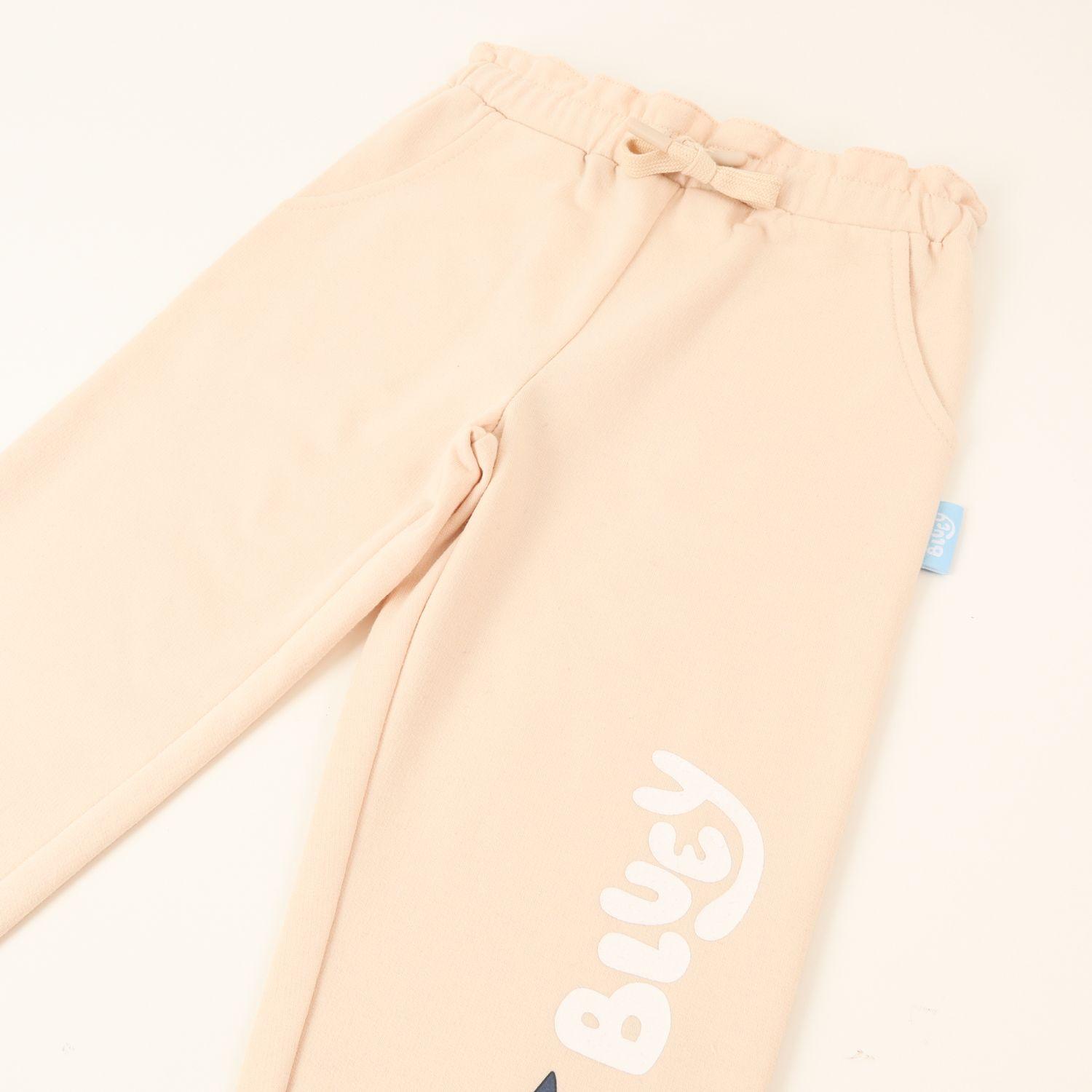 Pantalon De Buzo Niña Dance Beige Bluey-1