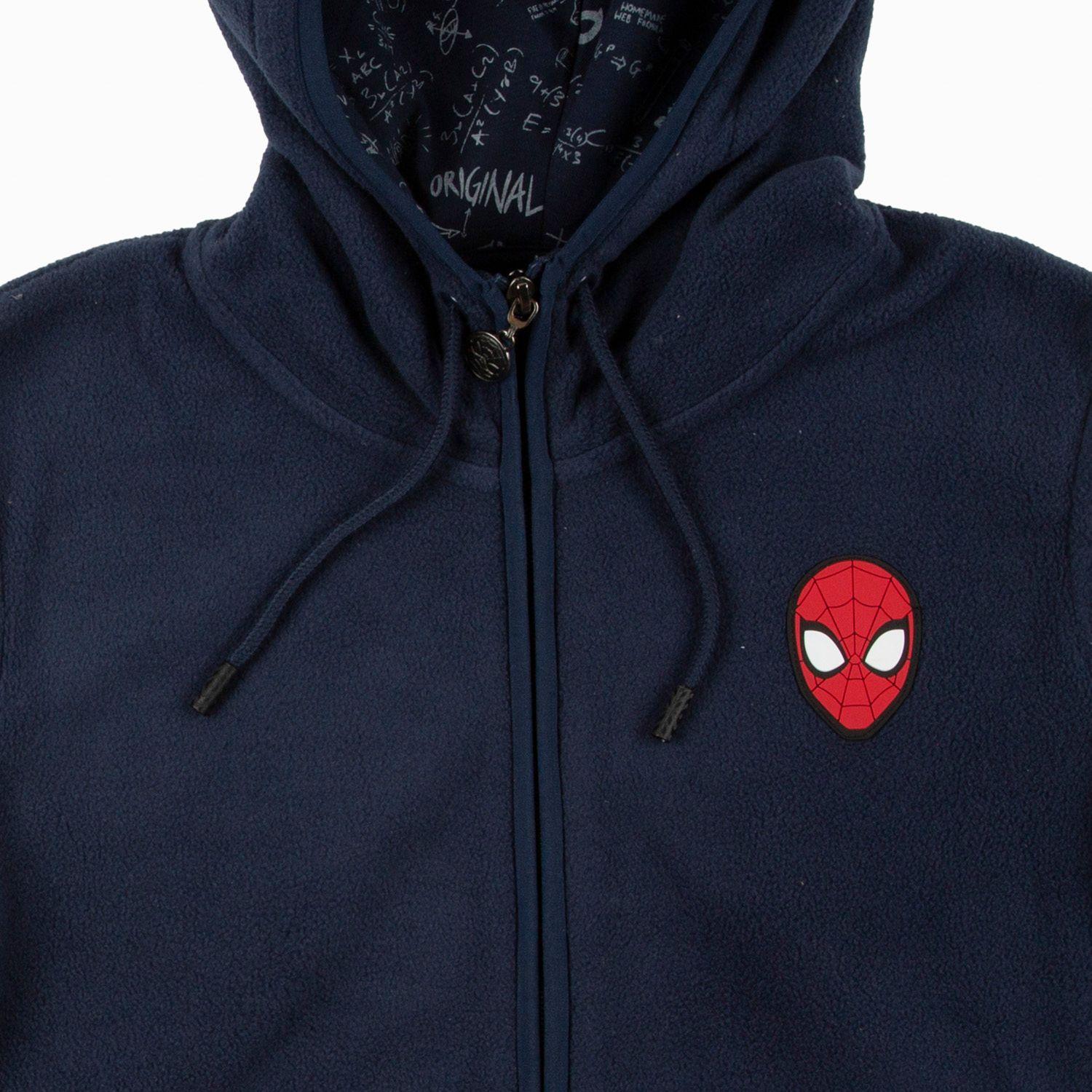 Polar Escolar Niño Spiderman Azul Marino Marvel-4