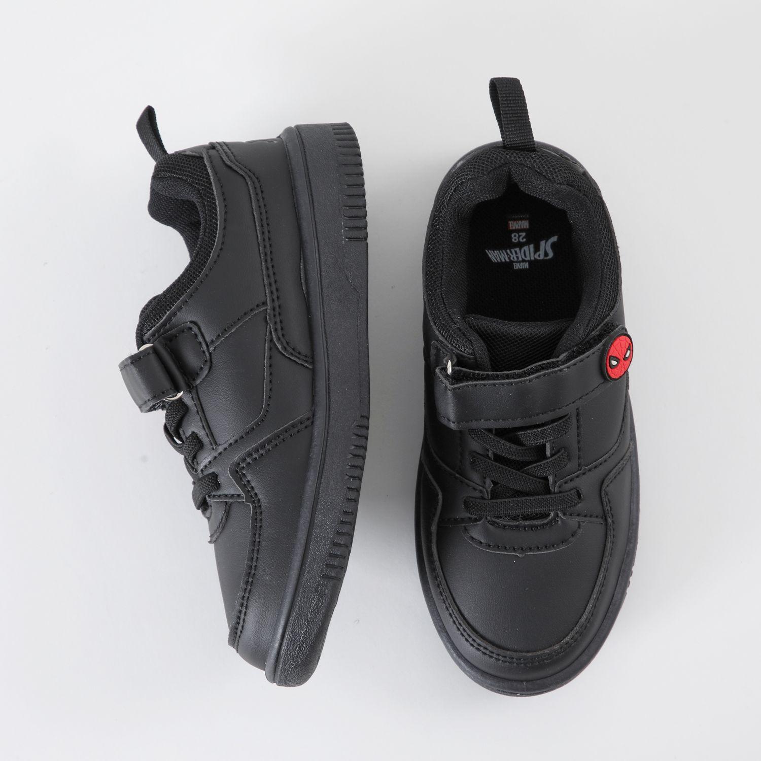 Zapatilla Escolar Niño Spiderman Logo Negro Marvel-2