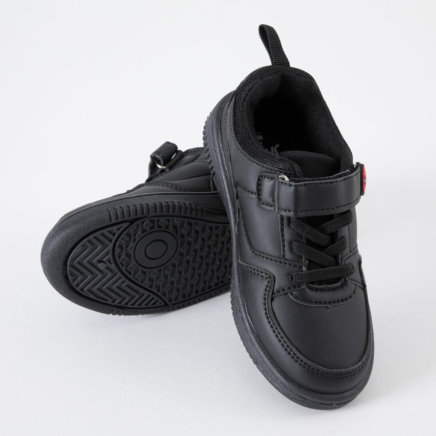 Zapatilla Escolar Niño Spiderman Logo Negro Marvel-3