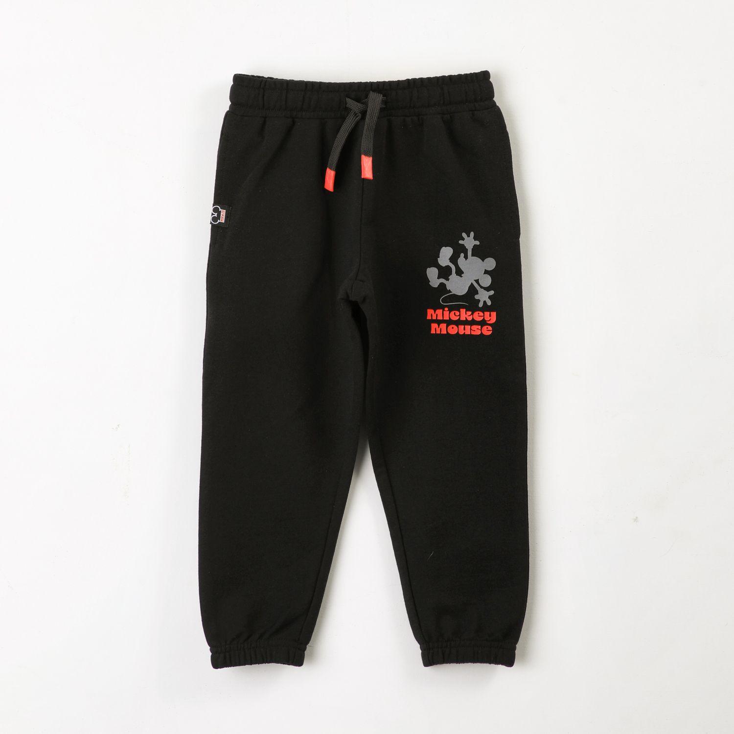 Pantalón de Buzo Niño Mickey Disney Negro-0