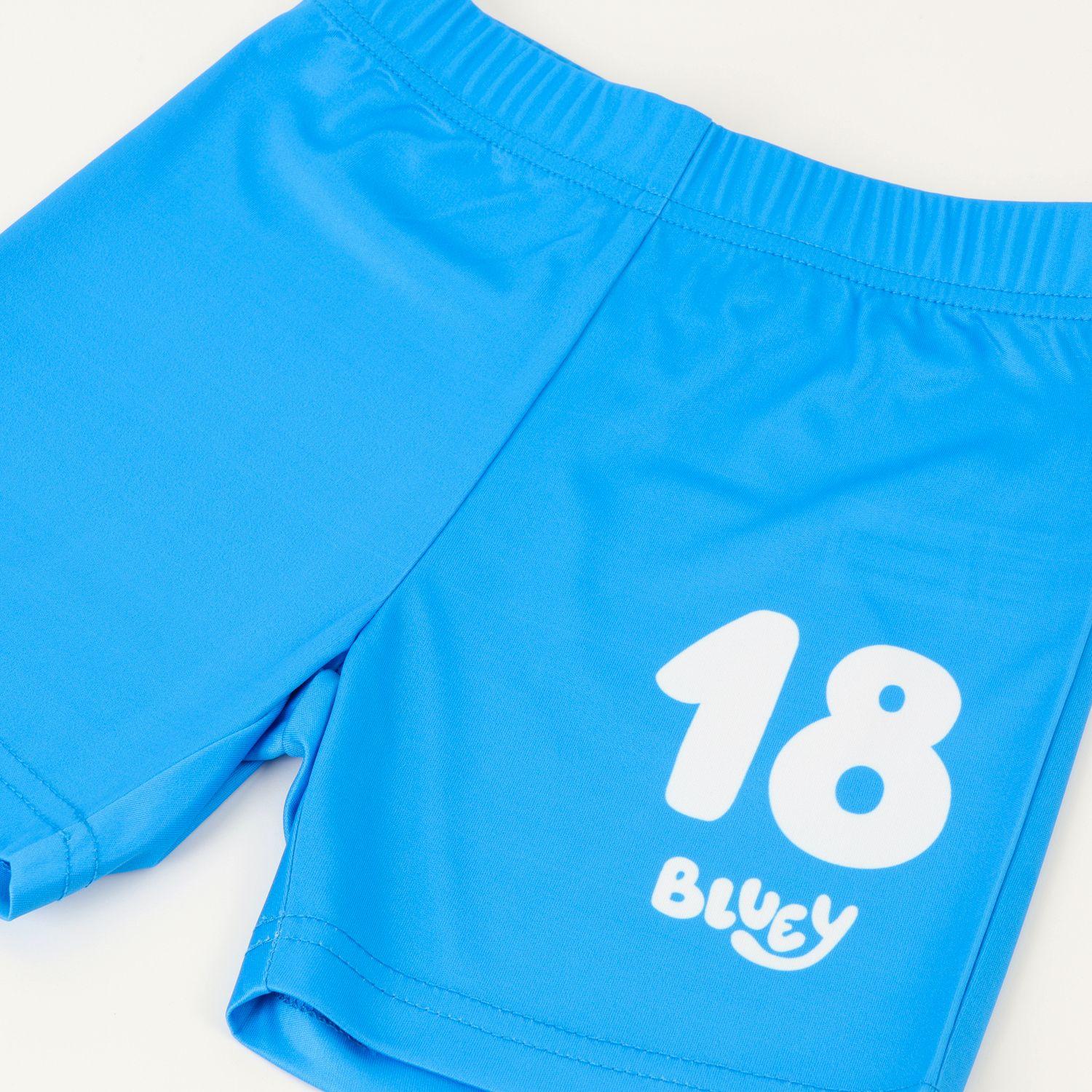 Conjunto Niño Futbol Blanco Bluey-2