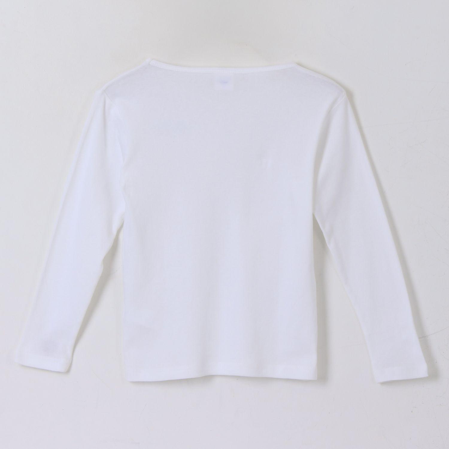 Bipack Camiseta Escolar Niño Manga Larga Blanco Sonic-2