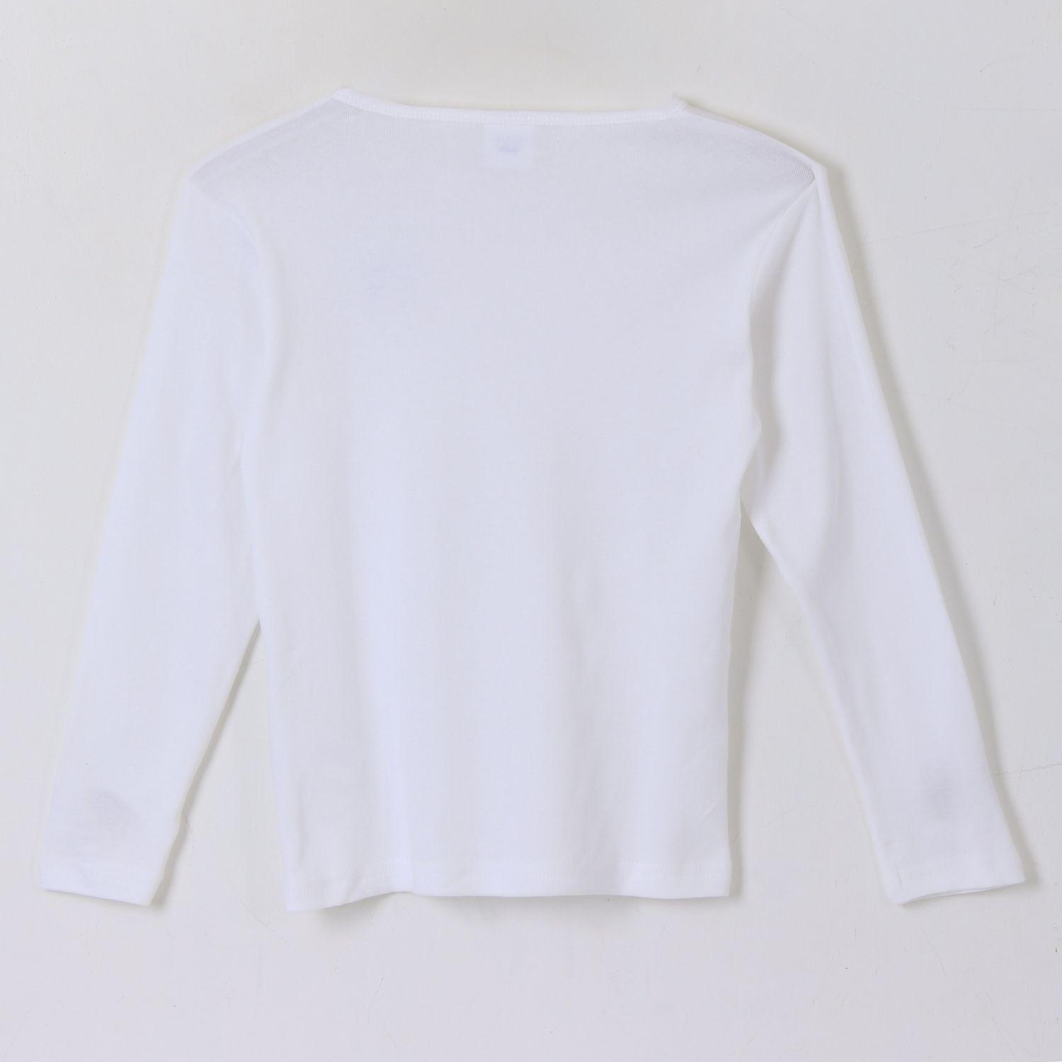 Bipack Camiseta Escolar Niño Manga Larga Blanco Sonic-5