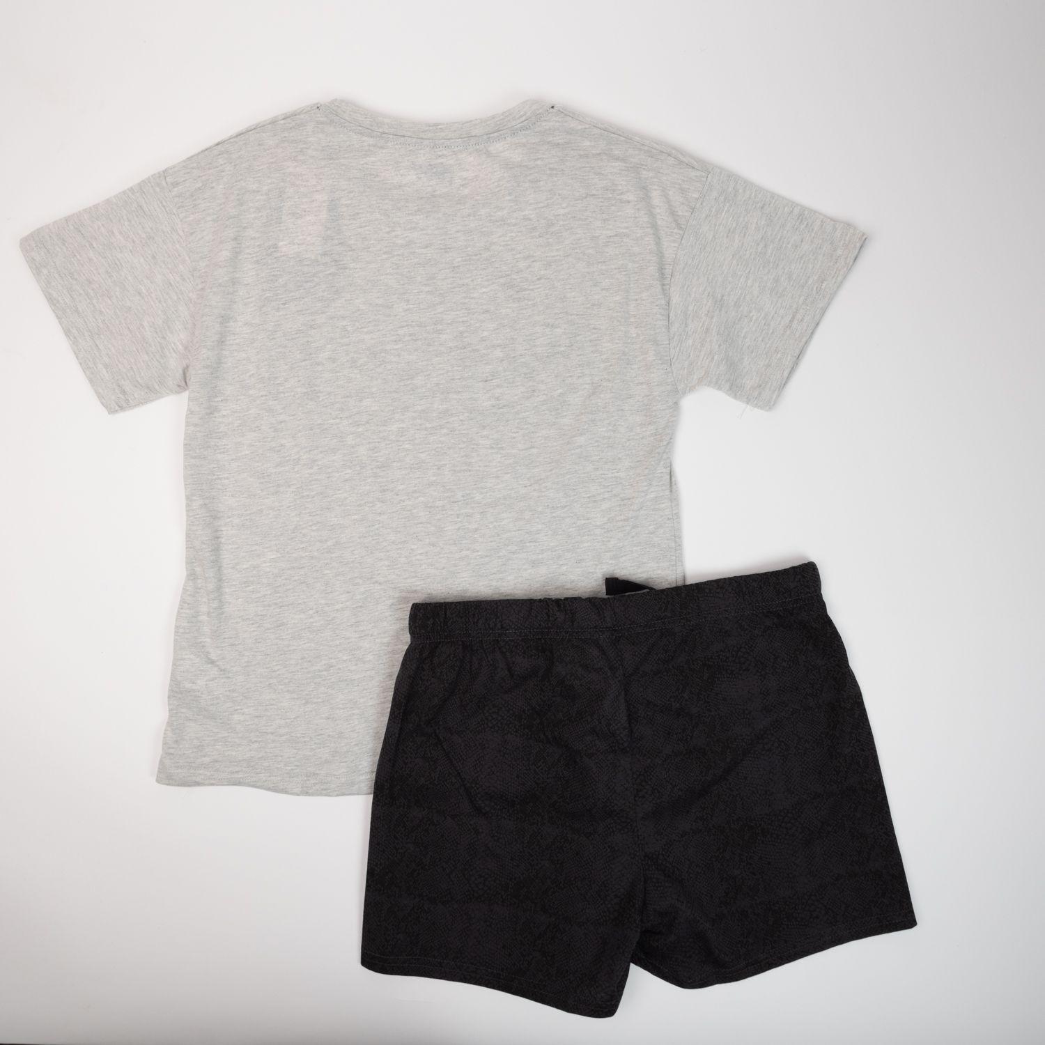 Pijama Mujer Print Gris KISS-3