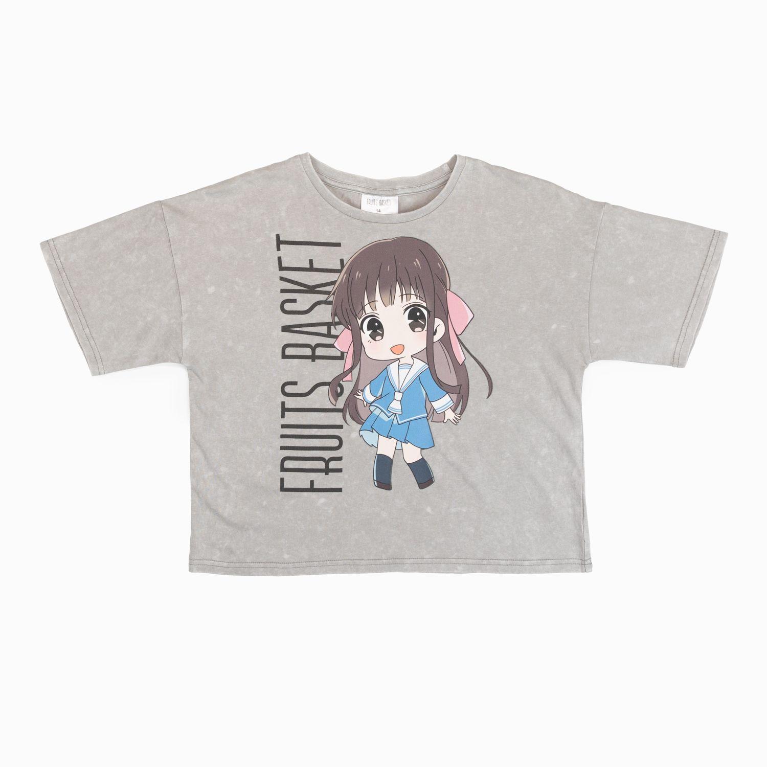 Polera Niña Fruits Basket Fruits Gris Fruits Basket-3