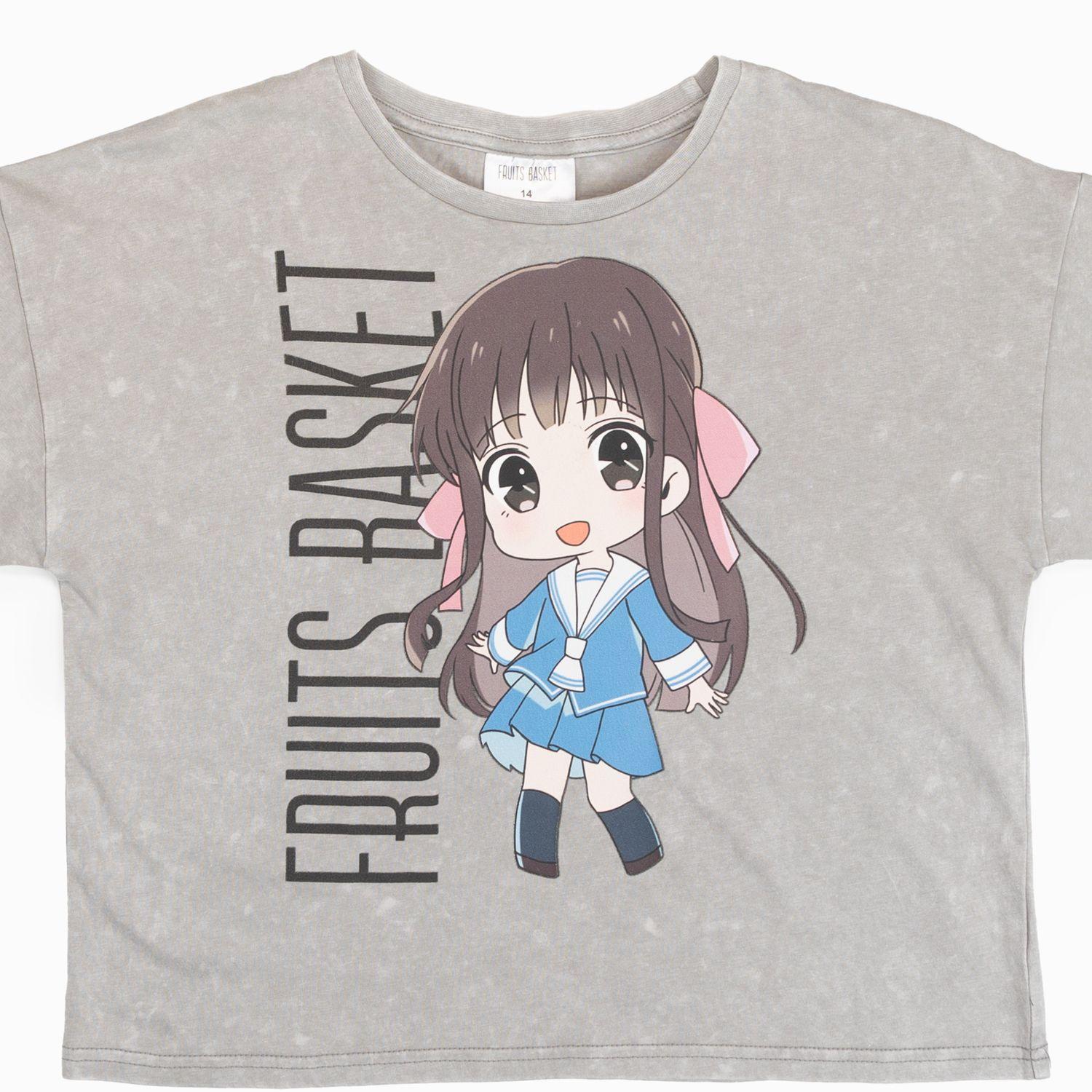 Polera Niña Fruits Basket Fruits Gris Fruits Basket-4