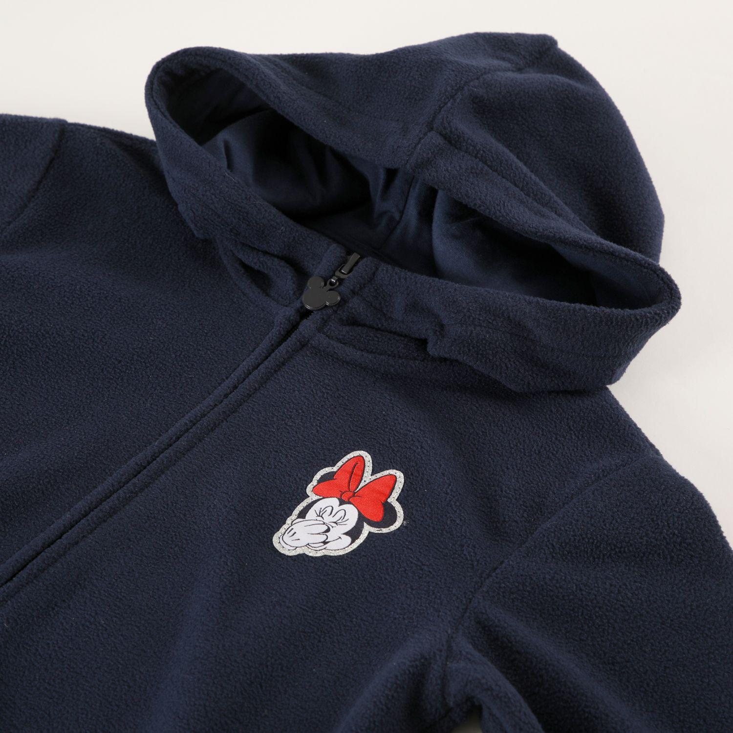 Polar Escolar Niña Minnie Logo Azul Disney-4