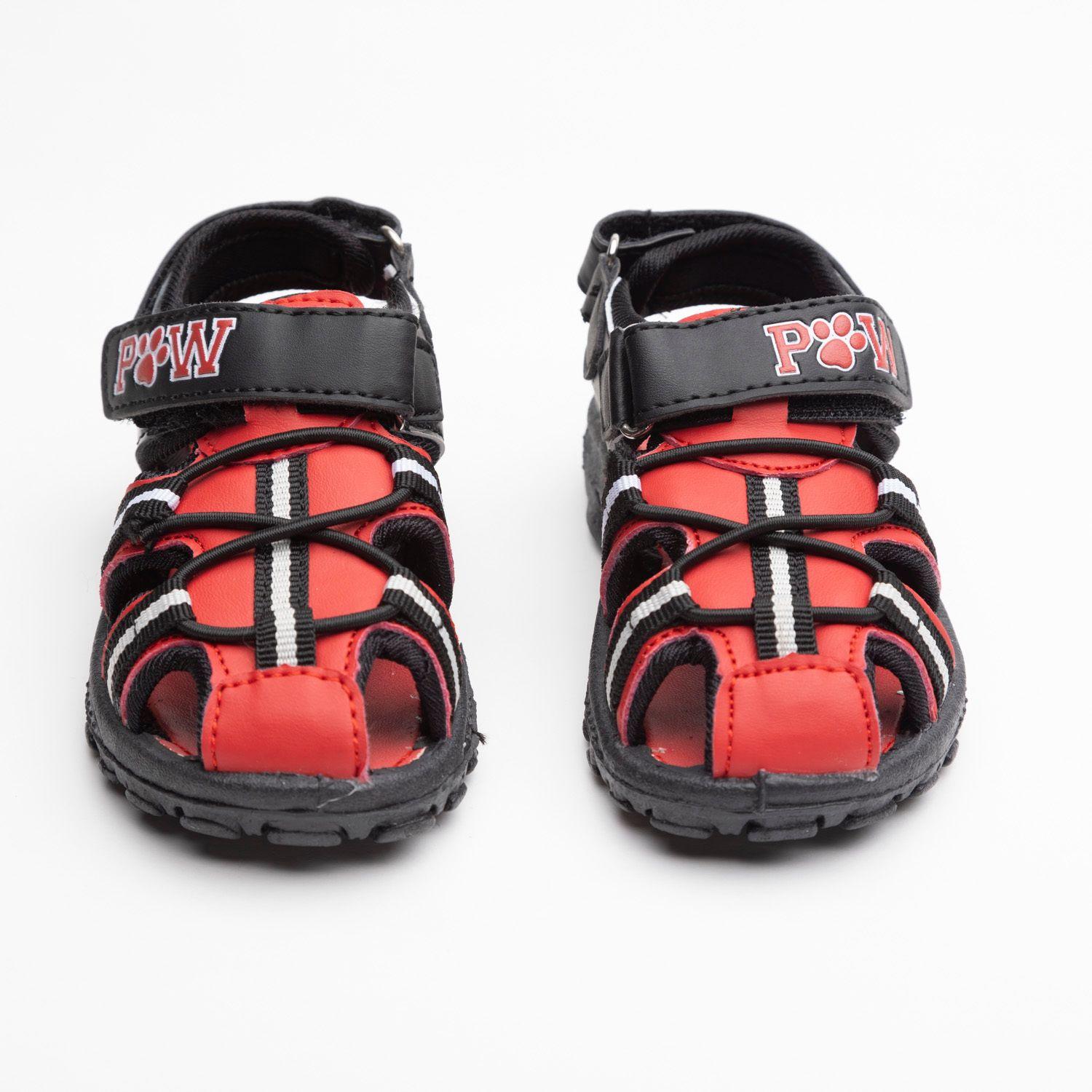 Sandalia Niño Bombero Paw Patrol Negro-2