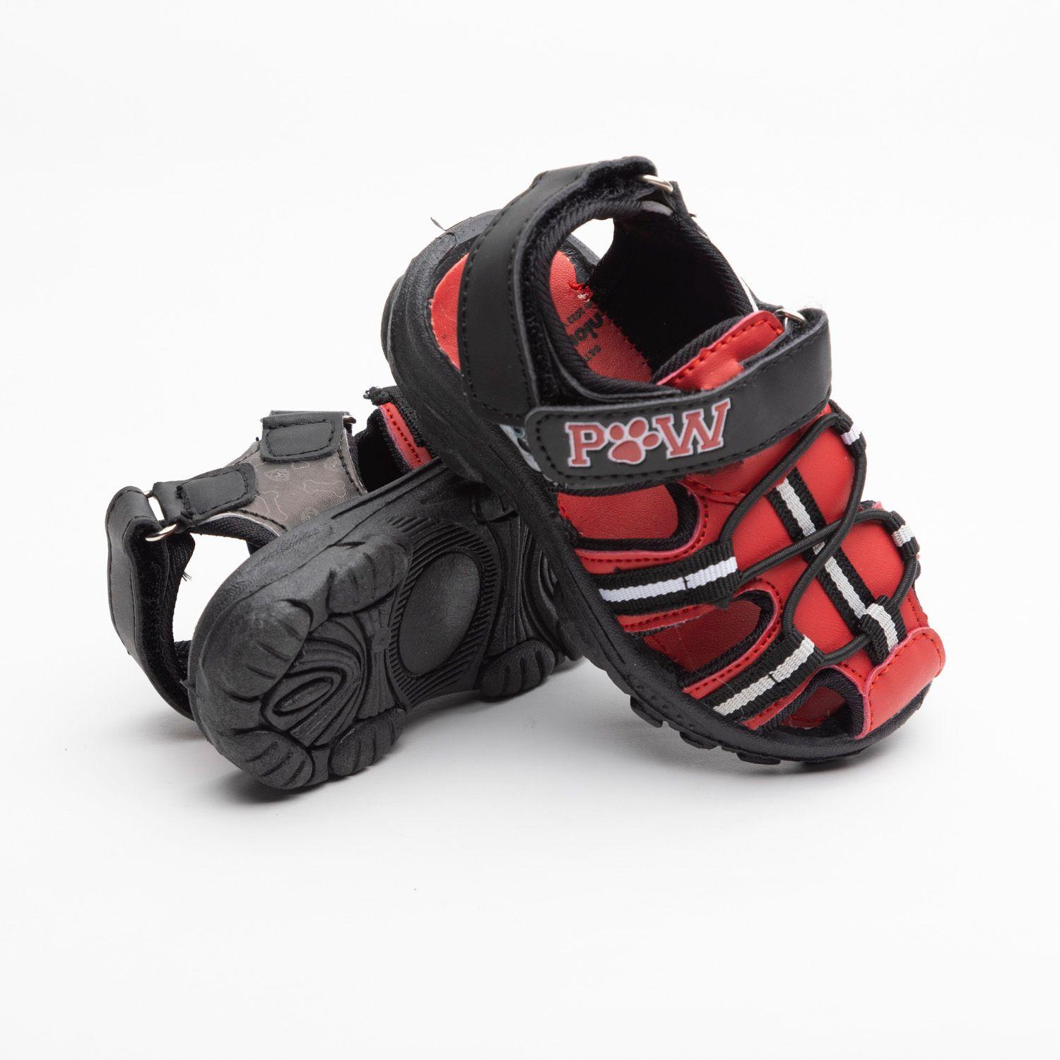 Sandalia Niño Bombero Paw Patrol Negro-3