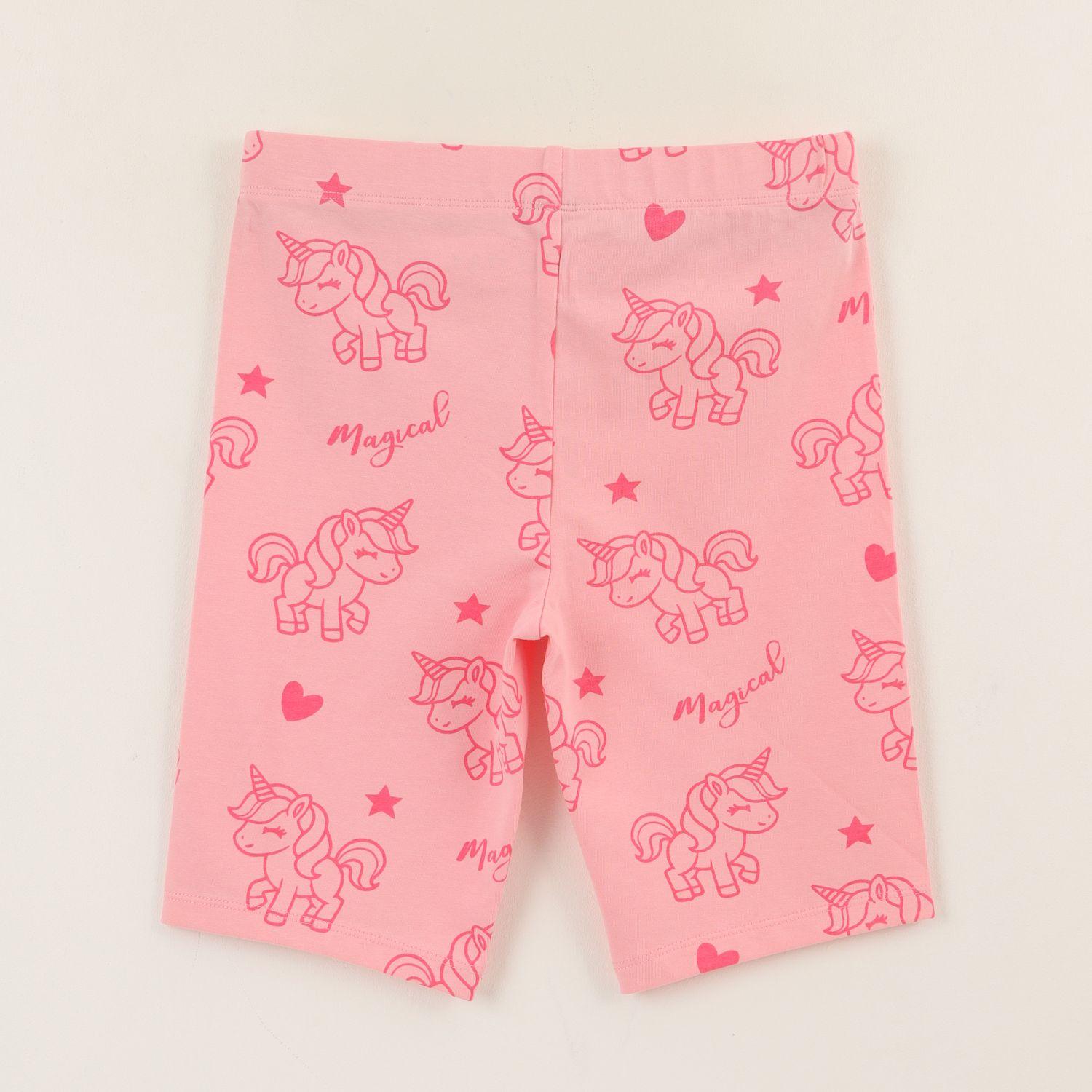 Calza Niña Rosado Full Print Unicornio-1