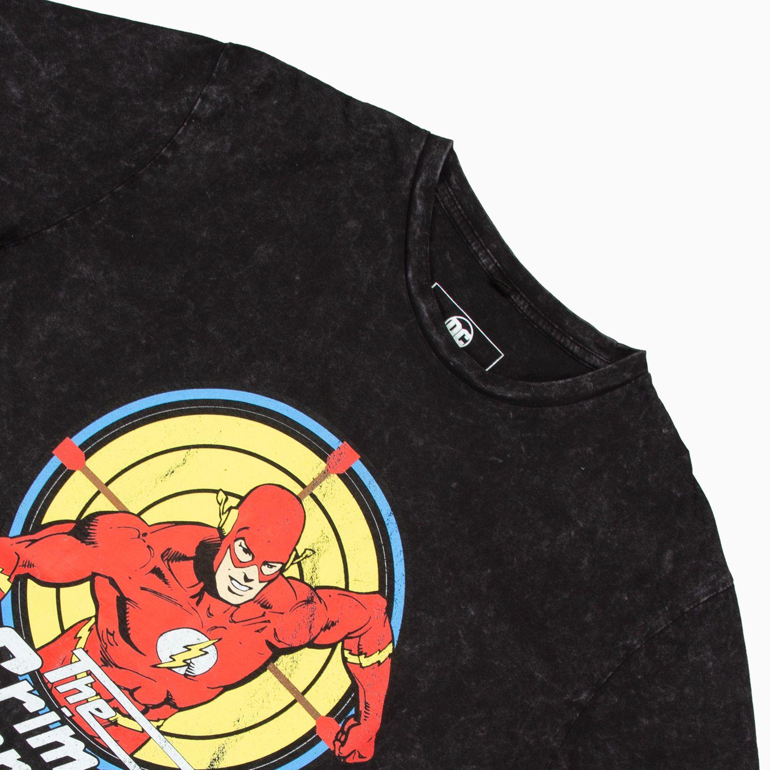 Polera Hombre  The Flash Cometa Gris Dc Comics-1