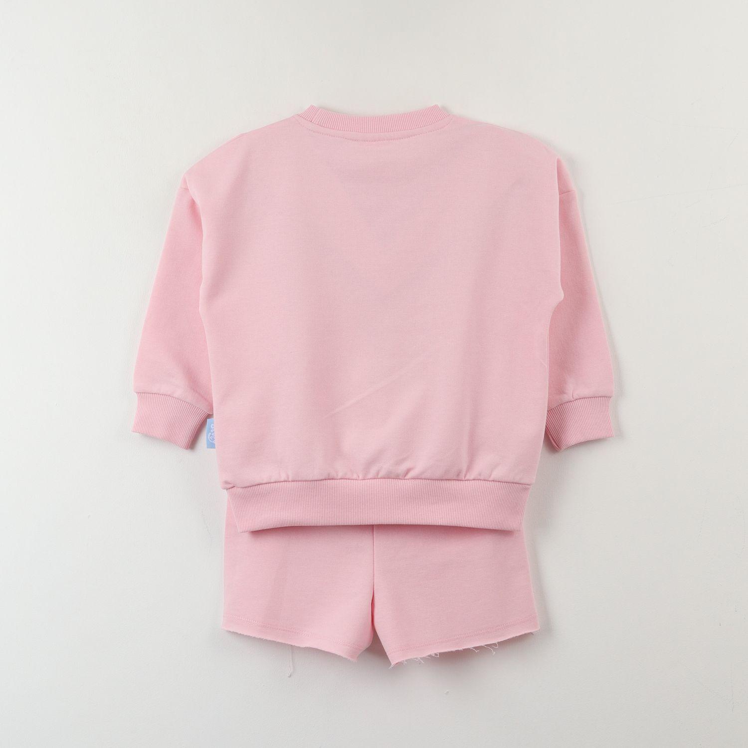 Conjunto Comfy Niña Rosado Bingo Y Bluey-3