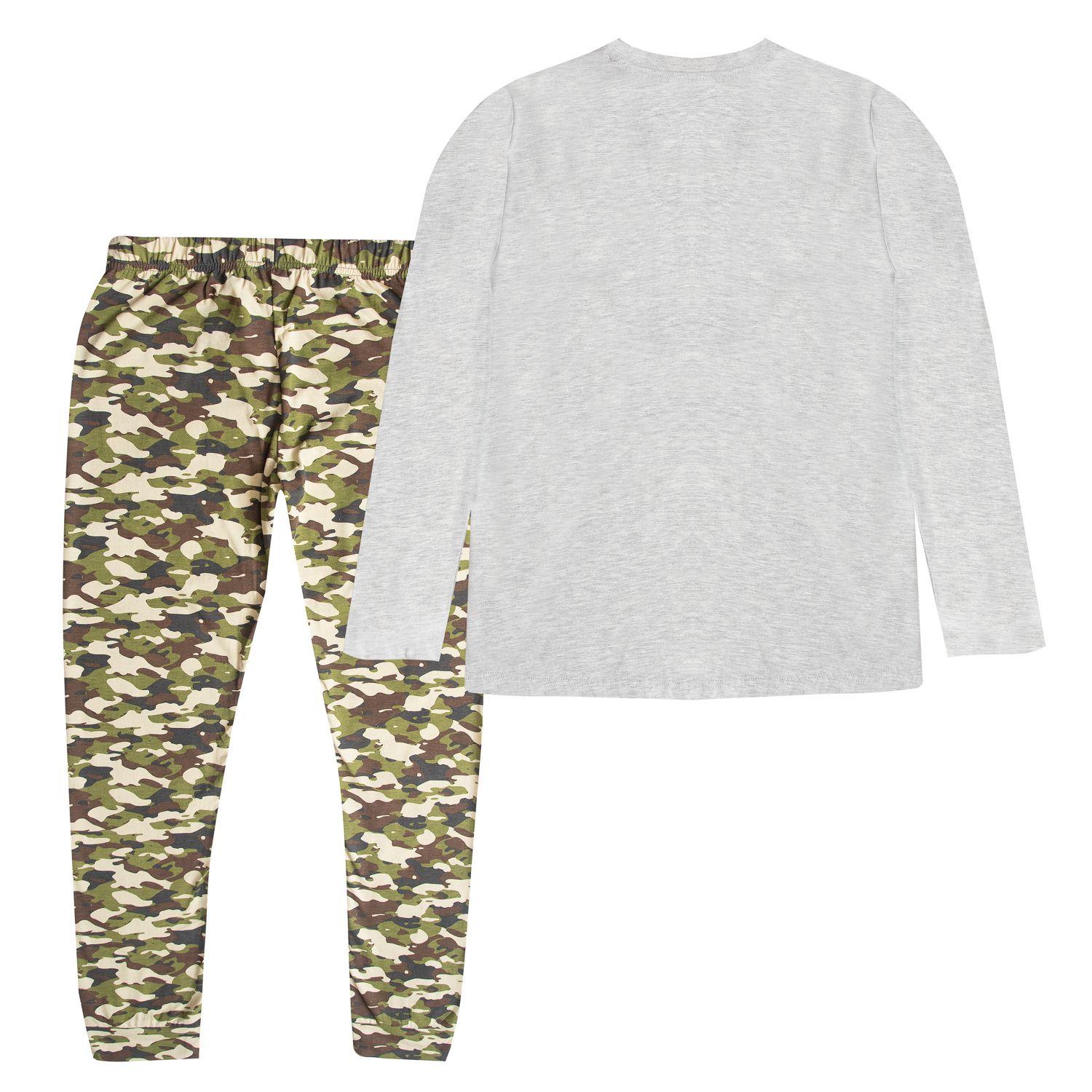 Pijama Niño Avengers Camu Gris Marvel-3