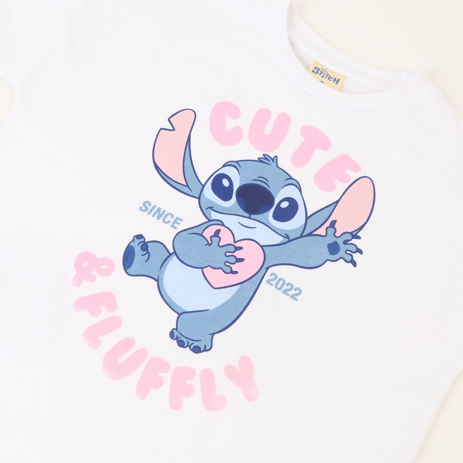 Conjunto Niña Lilo & Stitch Since Blanco Disney-1