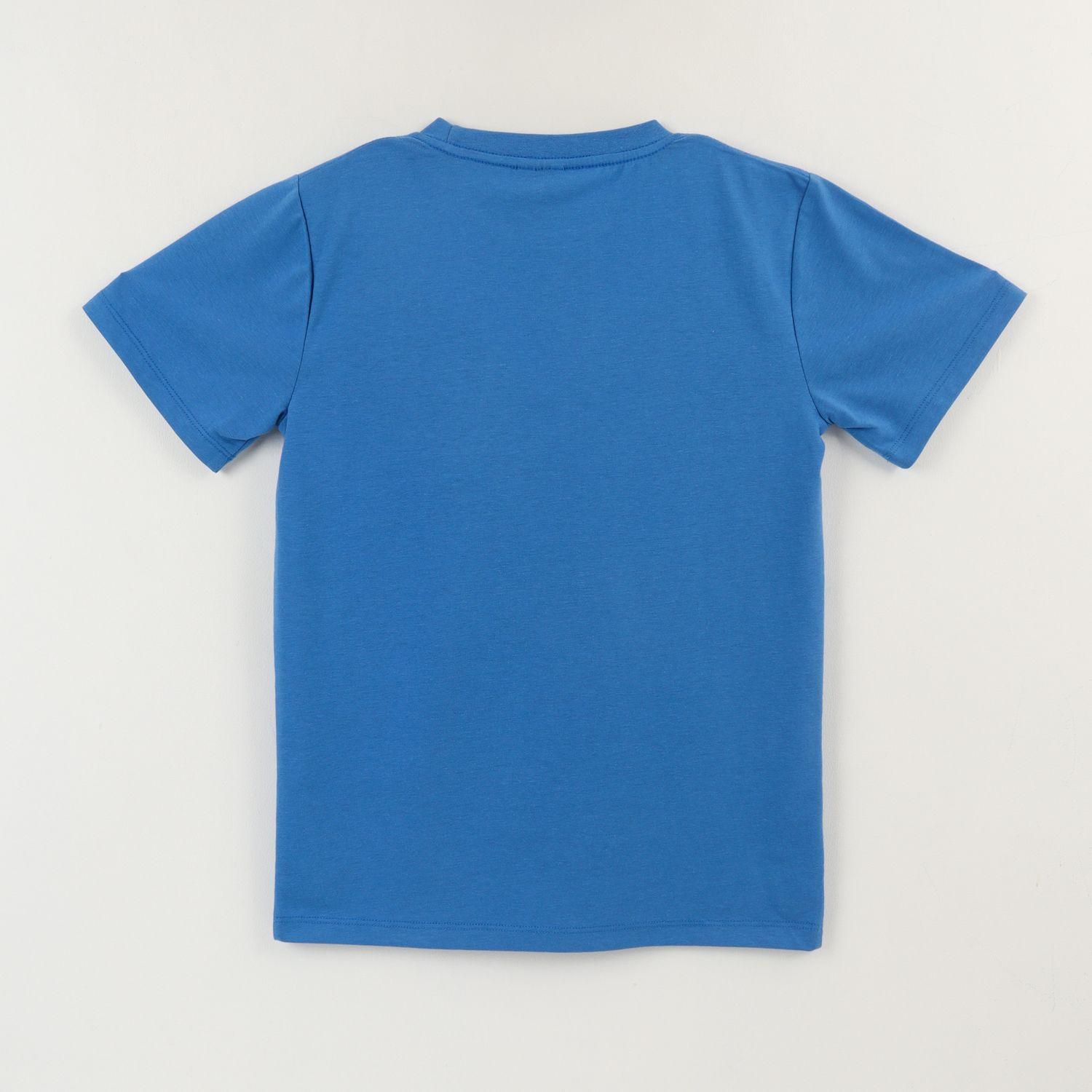 Polera Manga Corta Niño Azul Face Sonic-1