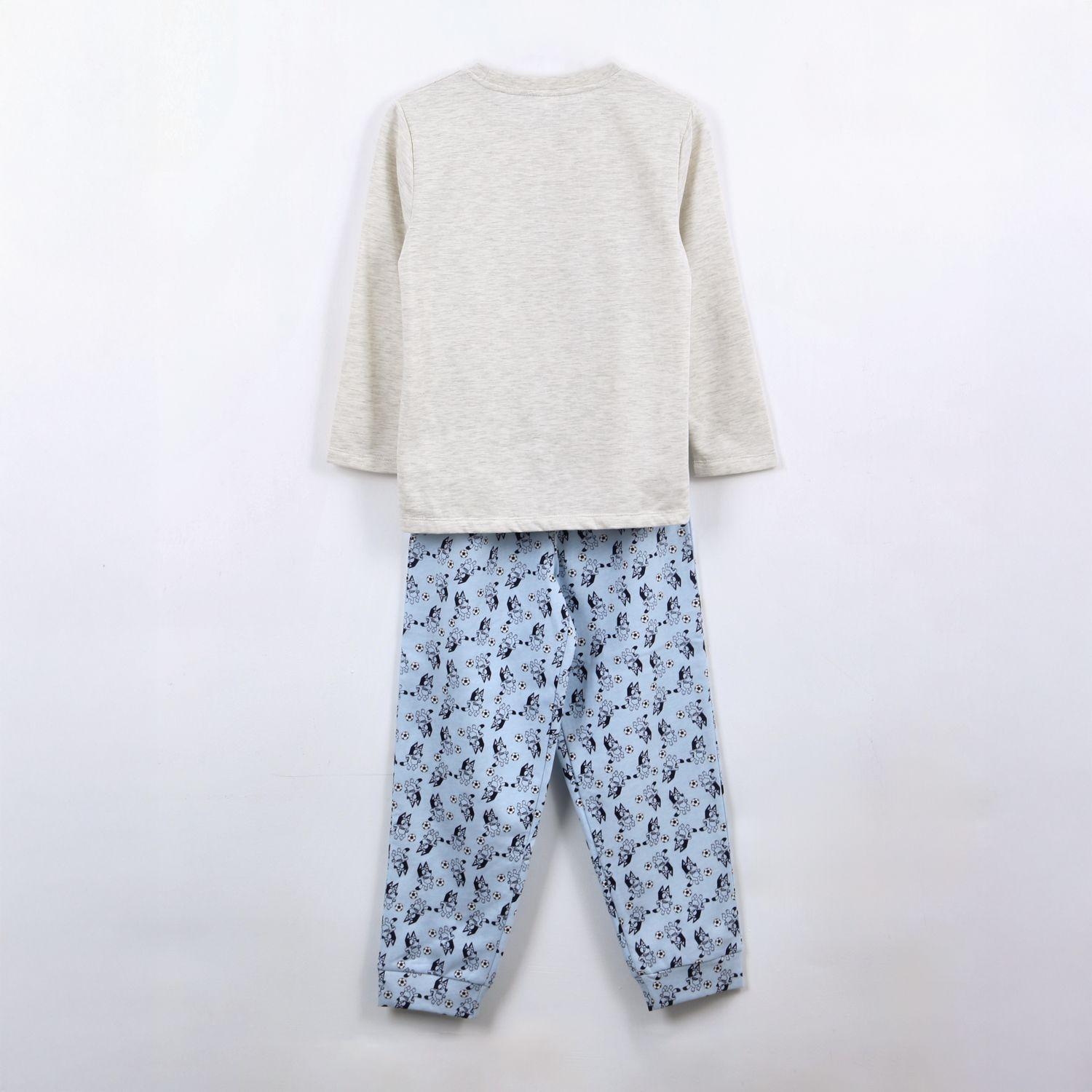 Pijama Manga Larga Niña Lets Play Azul Bluey-1