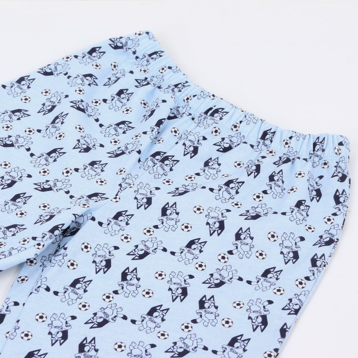 Pijama Manga Larga Niña Lets Play Azul Bluey-3