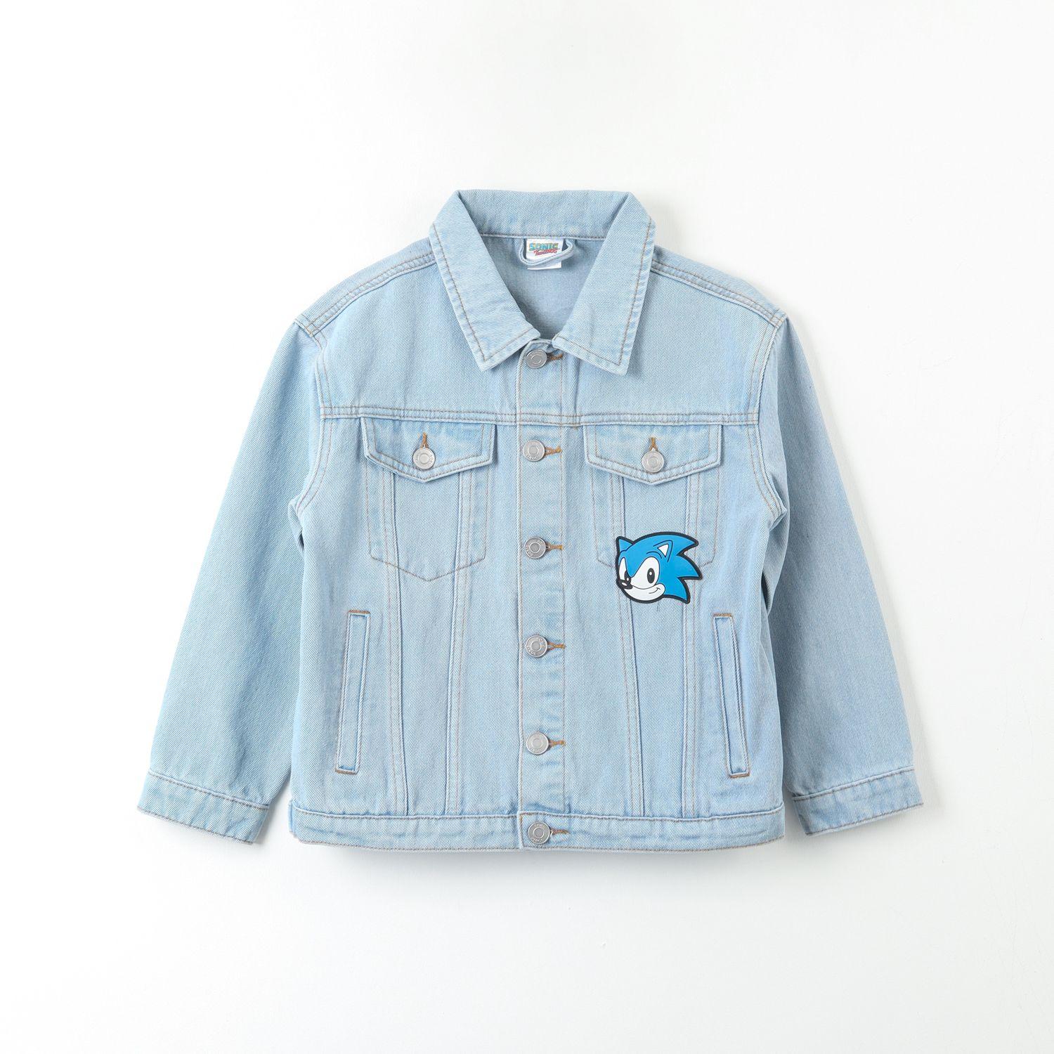 Chaqueta Denim Niño Logo Espalda Azul Sonic-0