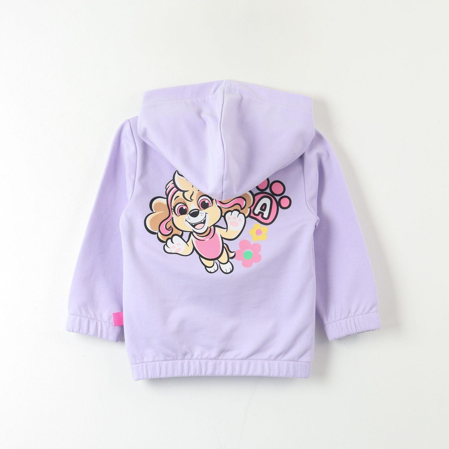 Poleron Abierto Niña Skye Strong Rosado Paw Patrol-2