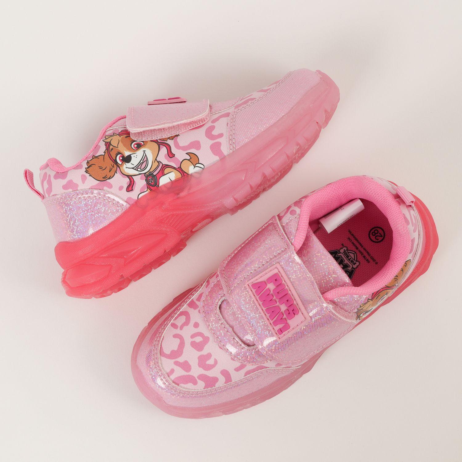 Zapatilla Con Luces Niña Skye Pups Way Rosado Paw Patrol-2