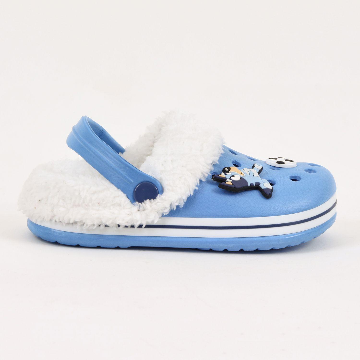 Zueco de Eva Niño Chiporro Pins Fútbol Azul Bluey-0