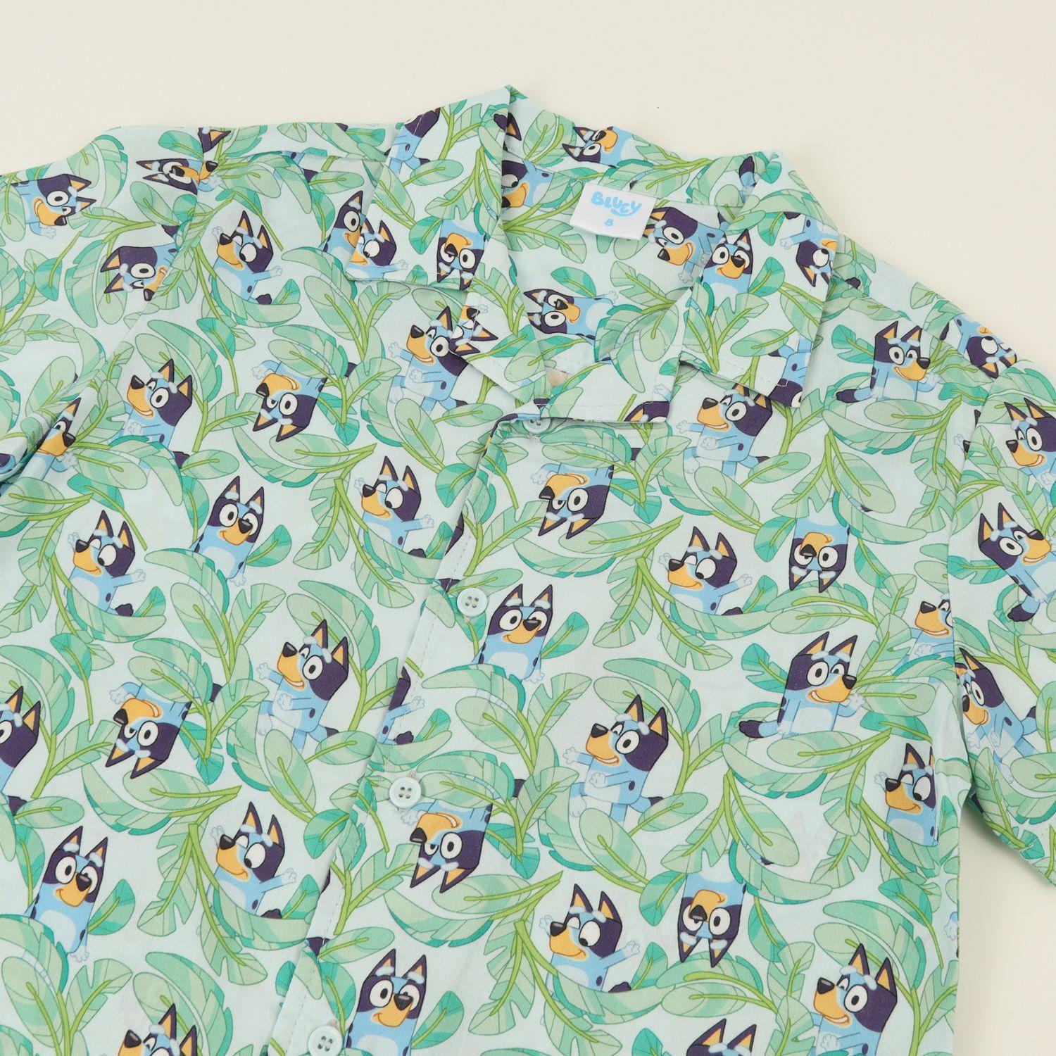 Camisa Niño Celeste Full Print Bluey-2
