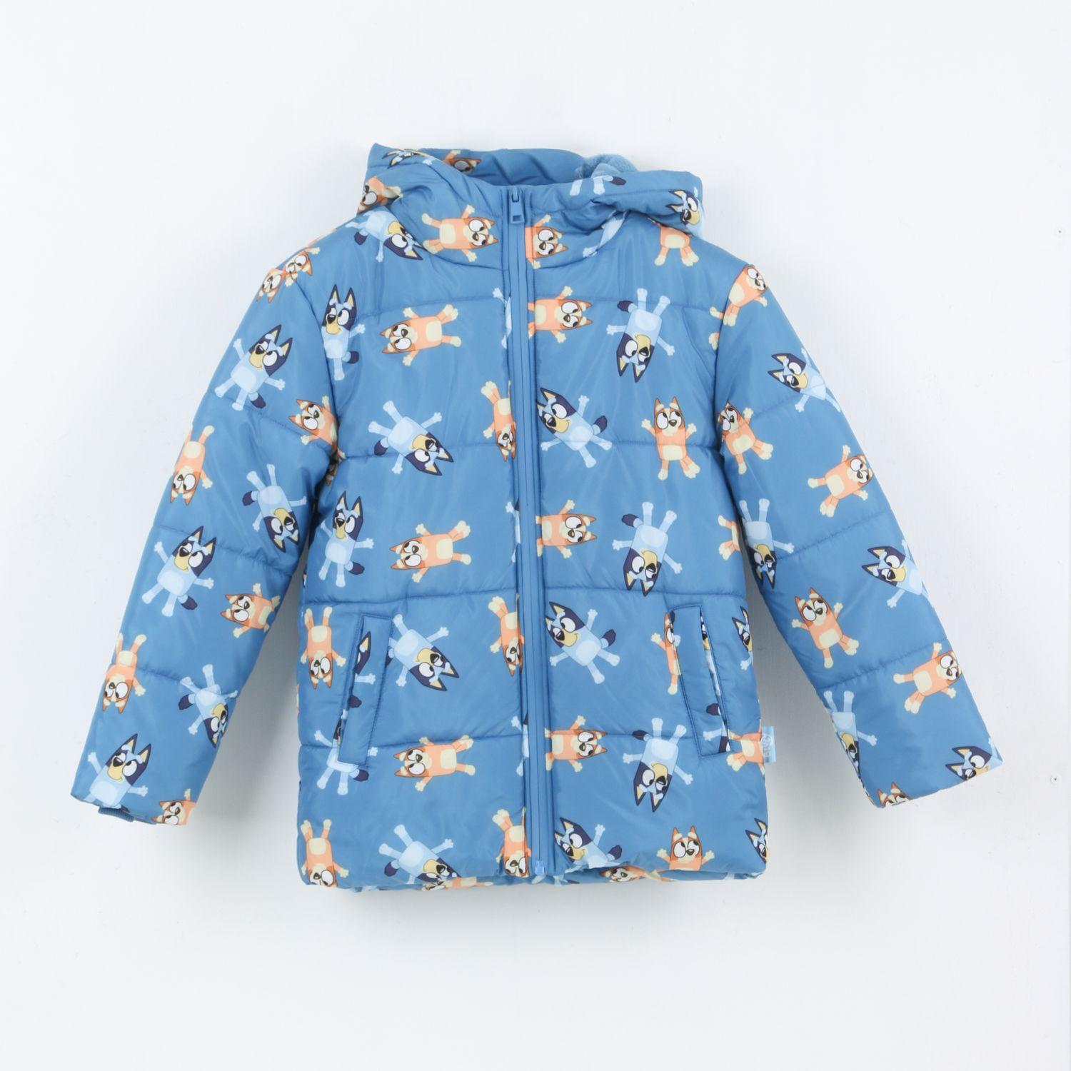 Parka Niño Full Print Azul Bingo & Bluey-0