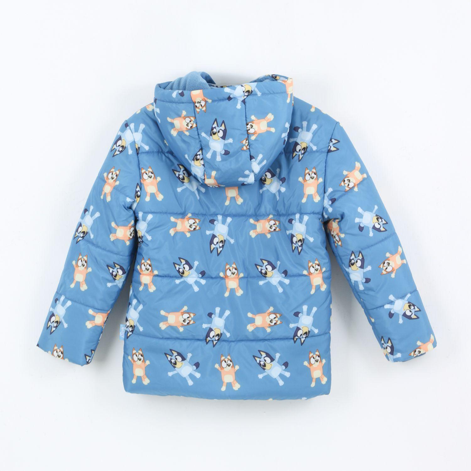 Parka Niño Full Print Azul Bingo & Bluey-1