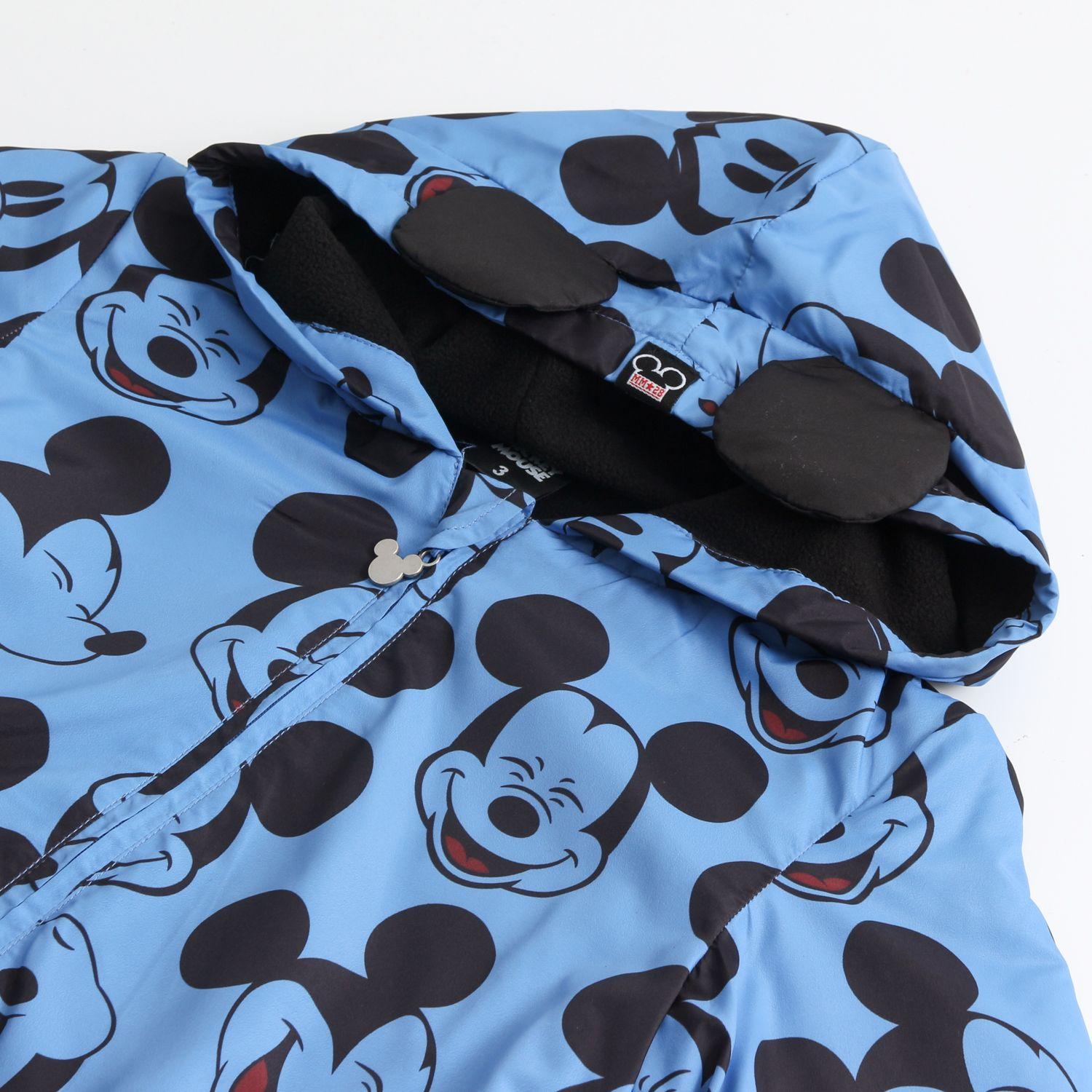 Cortaviento Niño Full Print Orejas Mickey Azul Disney-2