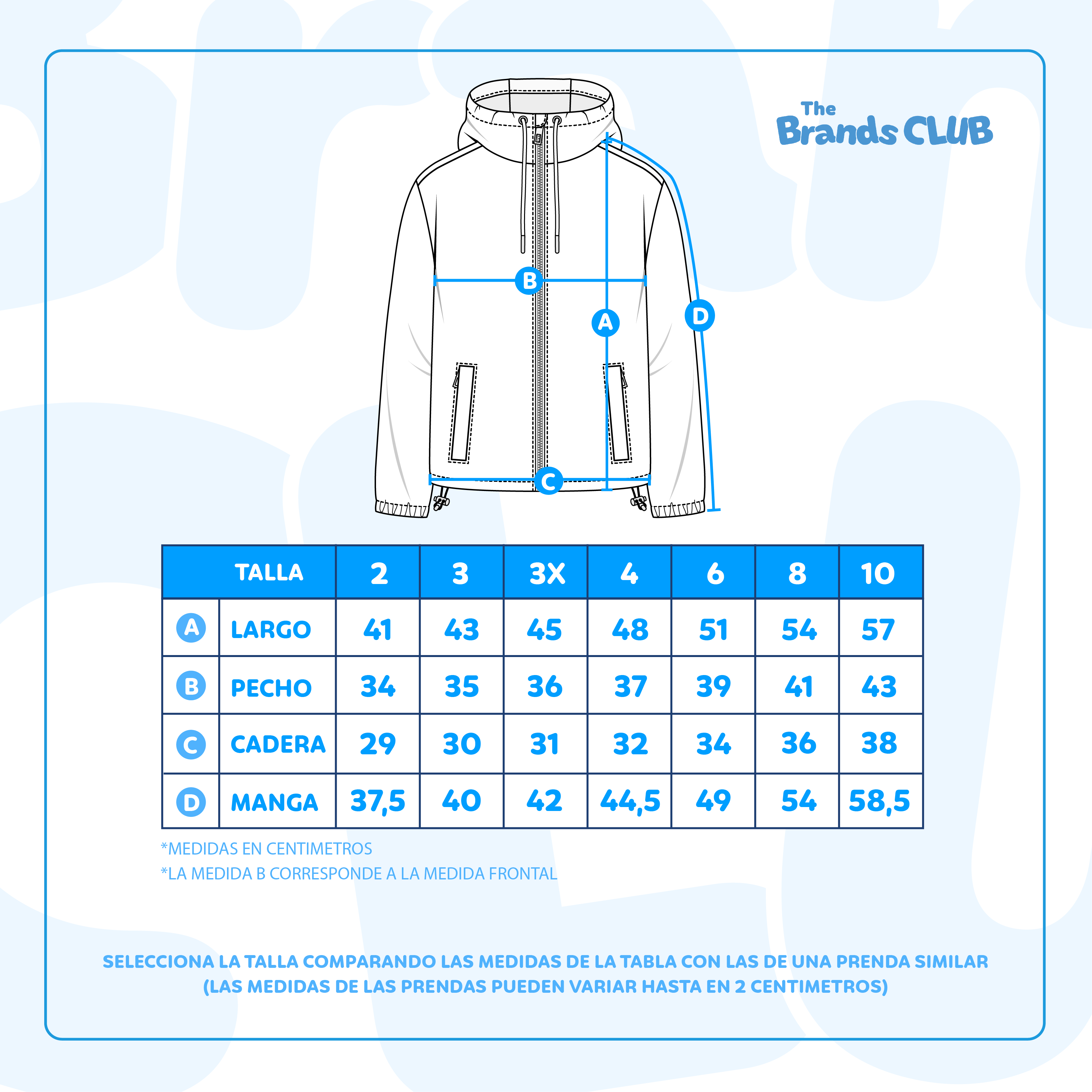 Cortaviento Niño Full Print Orejas Mickey Azul Disney-3