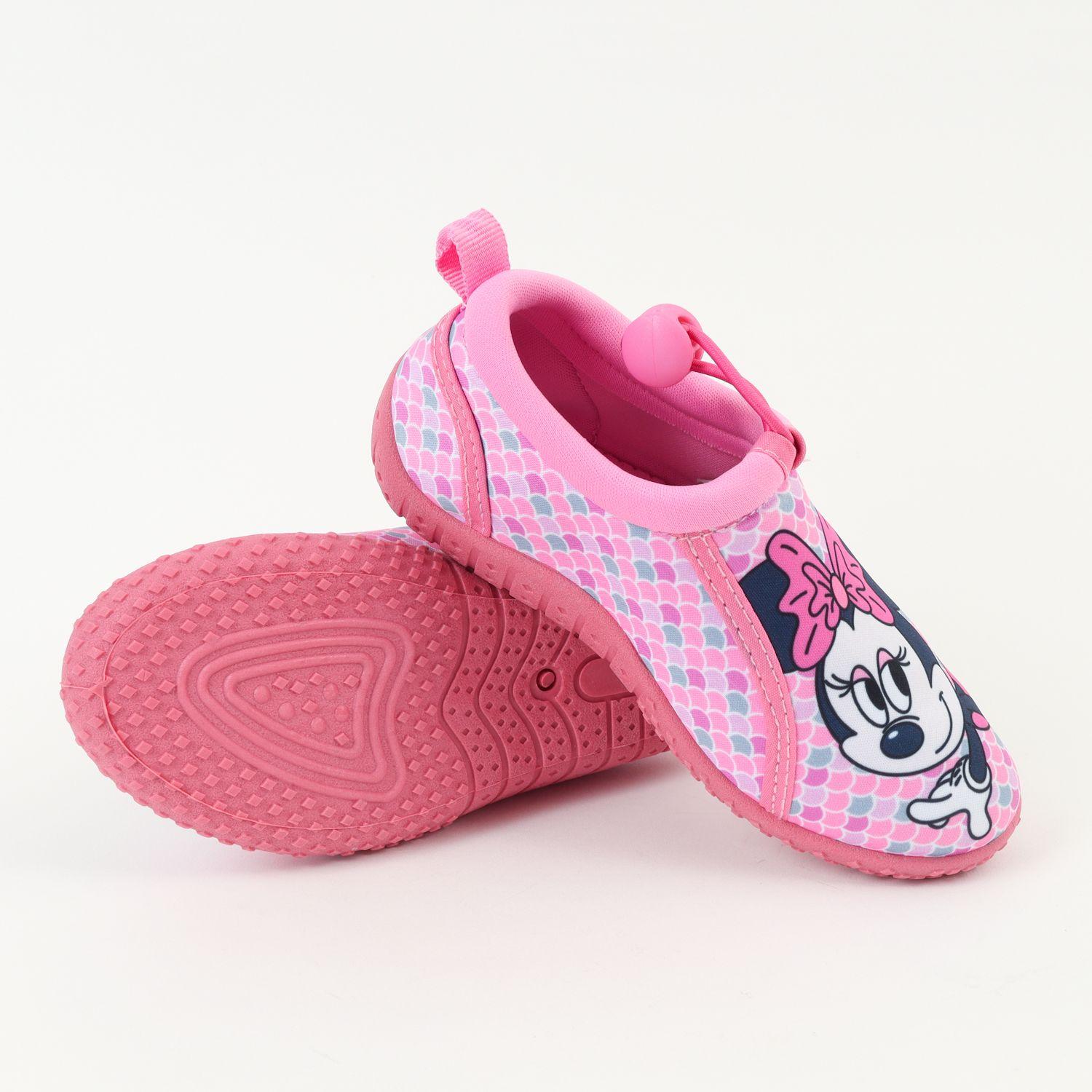 Zapato De Agua Niña Rosado Escamas Minnie Disney-2