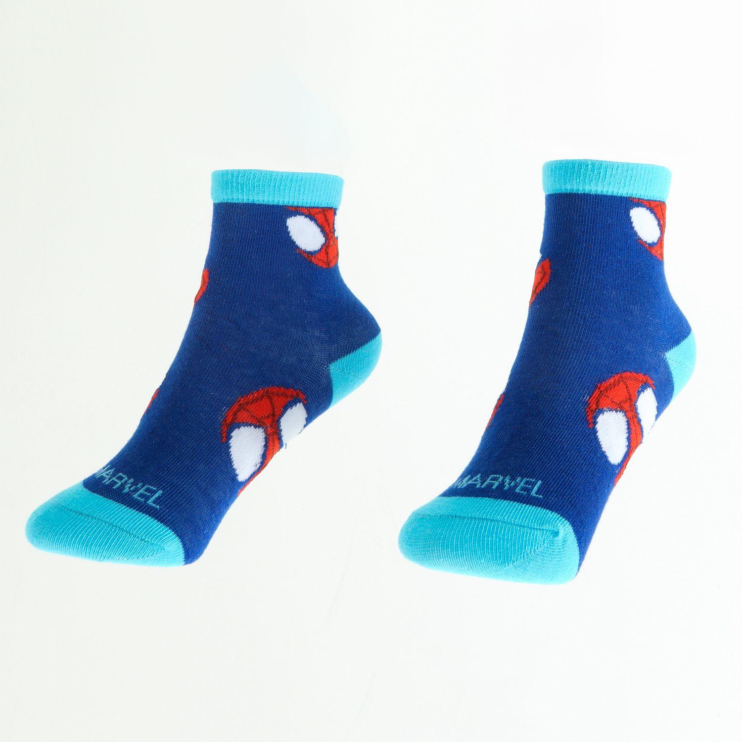 Bipack Calcetines Niño Spidey Caritas Celeste Marvel-2