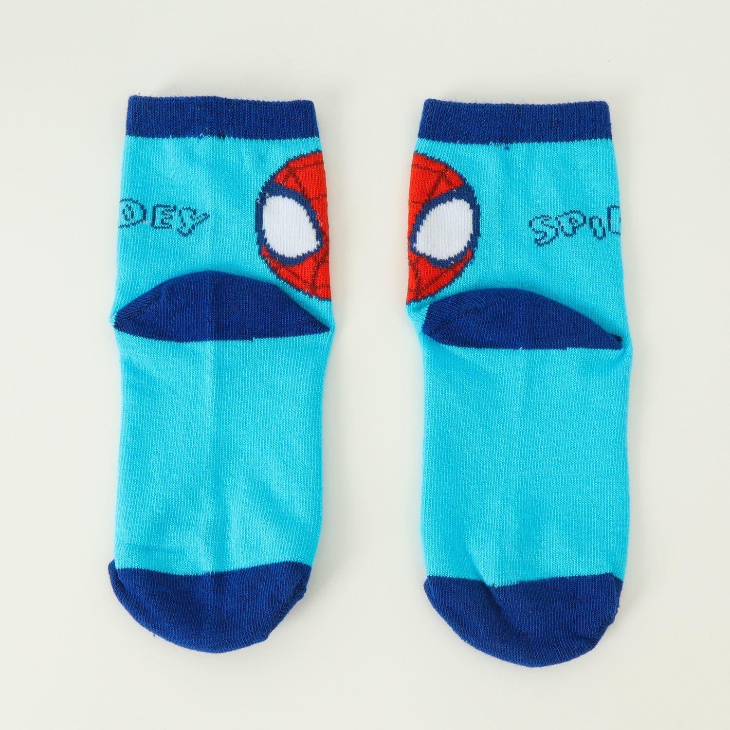 Bipack Calcetines Niño Spidey Caritas Celeste Marvel-6