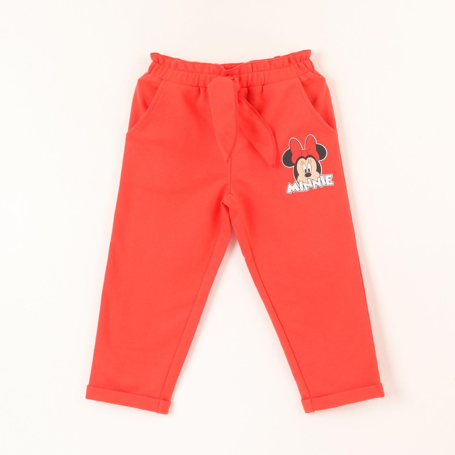 Pantalon De Buzo Niña Minnie Face Rojo Disney-0