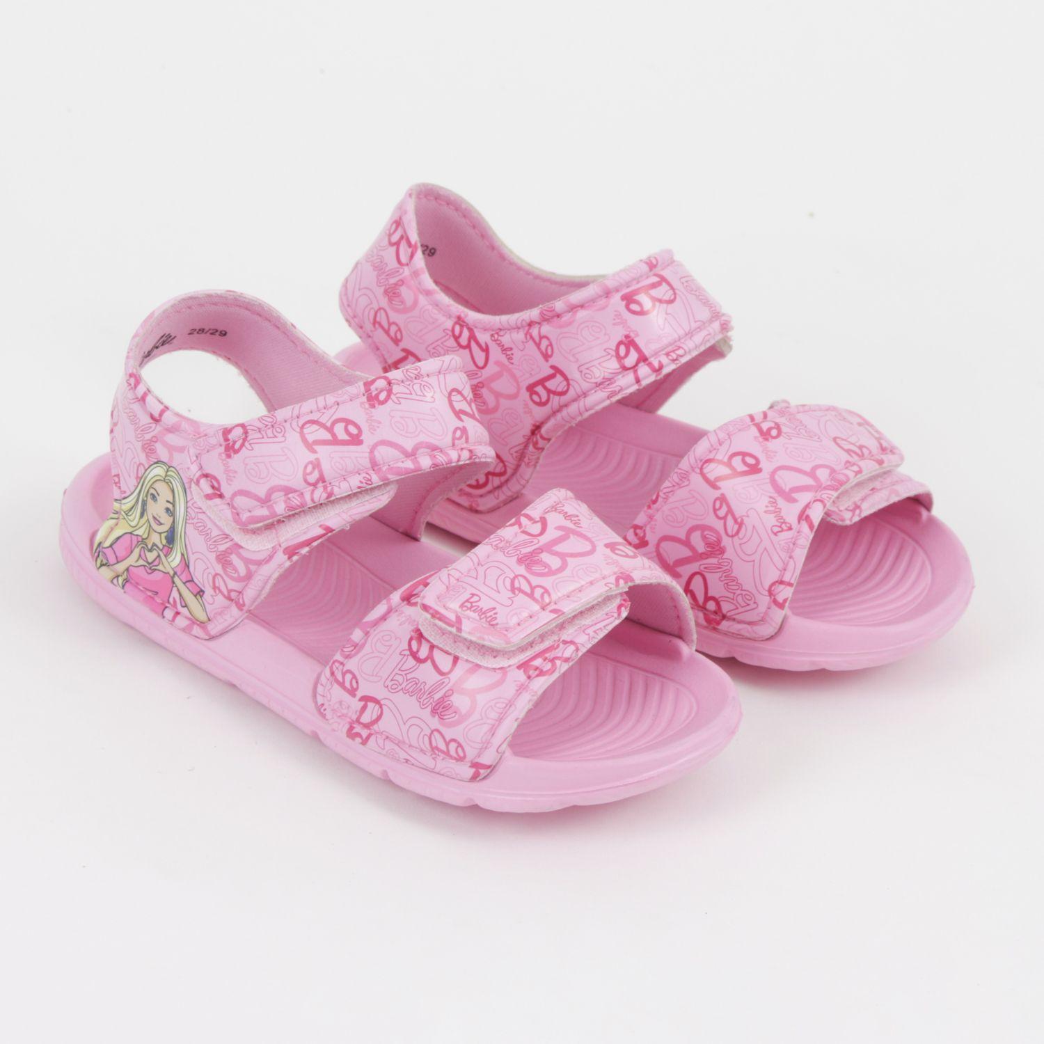 Sandalia Niña Rosa Full Print Logo Barbie-1