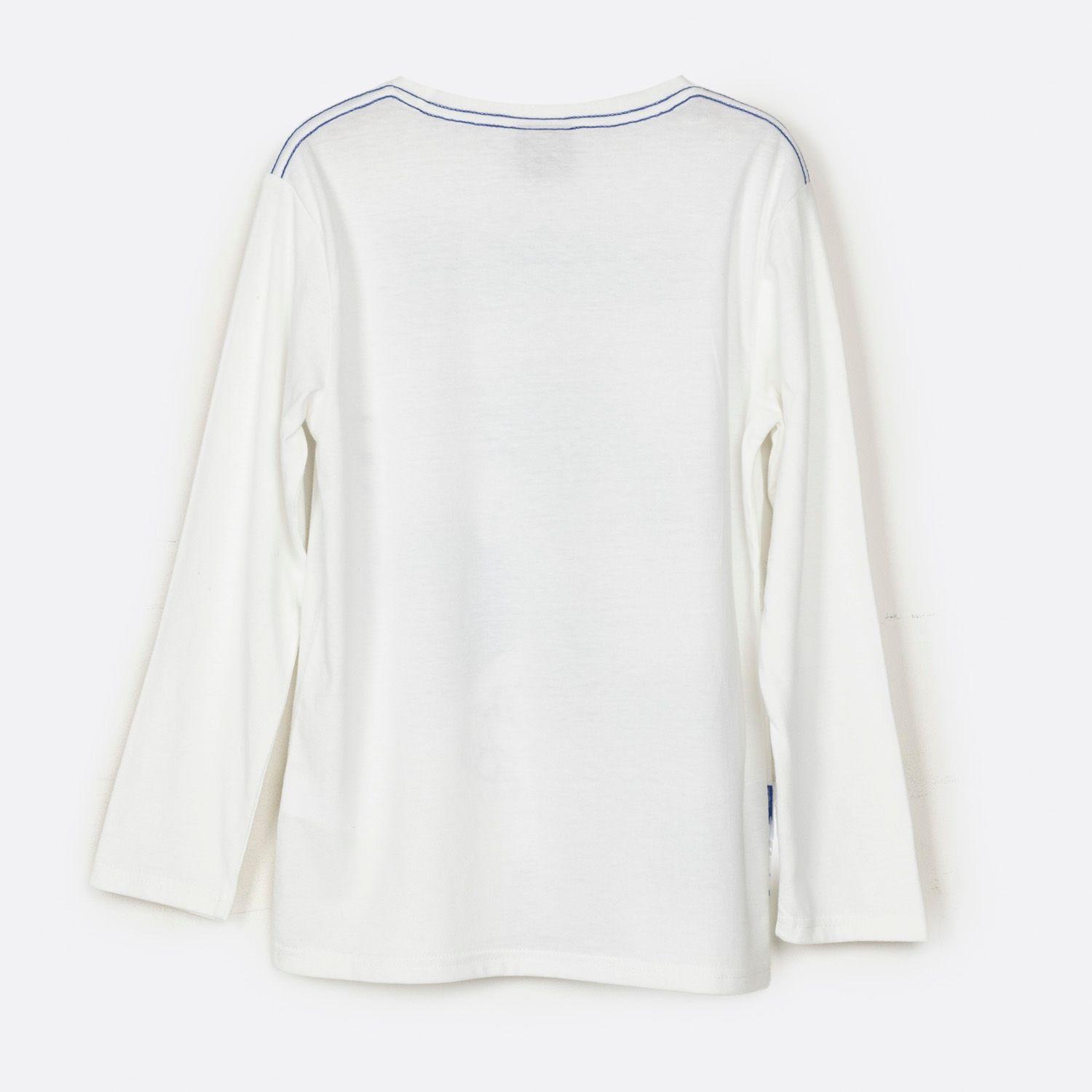 Polera Manga Larga Niño Jump Pose Blanco Sonic-2