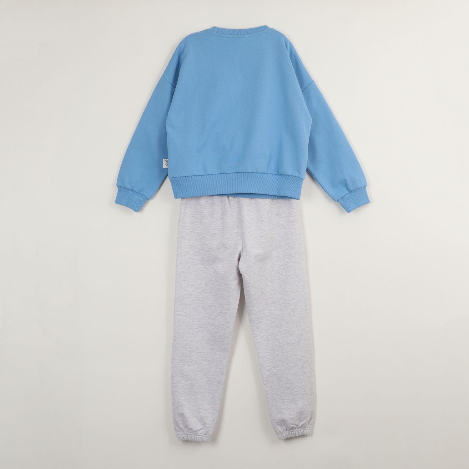 Conjunto Buzo Niña Lilo & Stitch Don't Worry Azul Disney-3