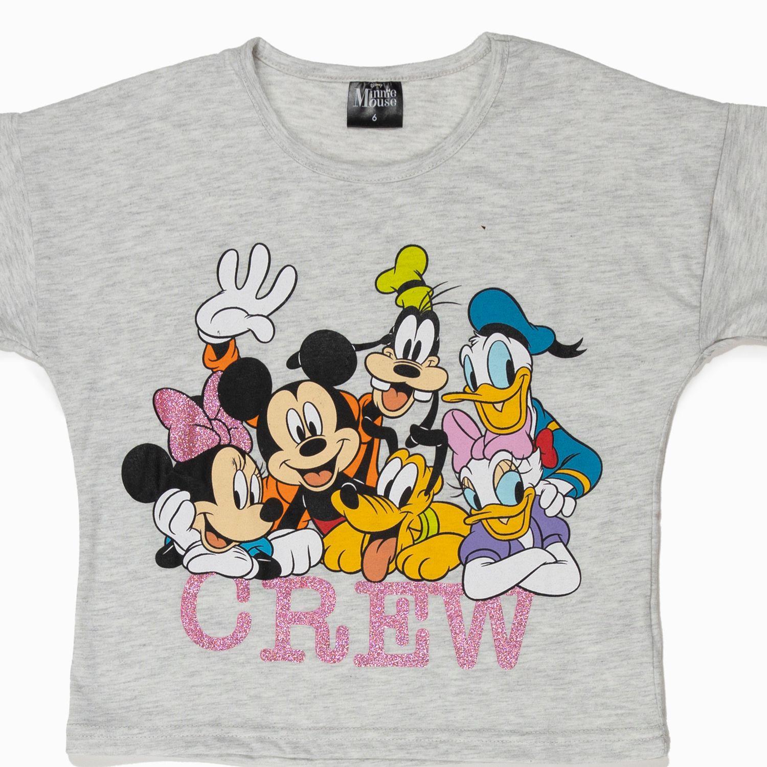 Pijama Niña Mickey Crew Blanco Disney-2
