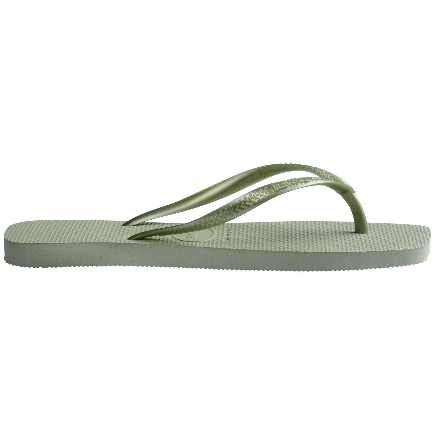 Sandalia Mujer Slim Square Verde Humo Havaianas-2