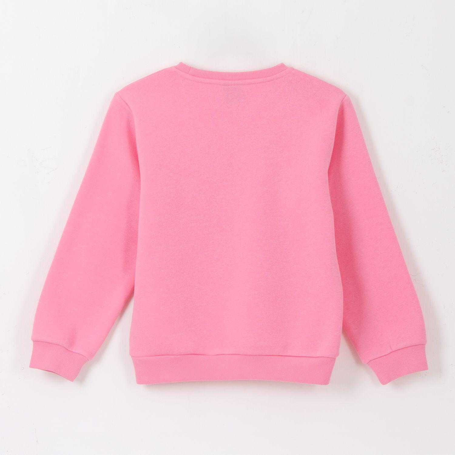 Polerón Cerrado Niña Minnie Pensando Rosado Disney-1