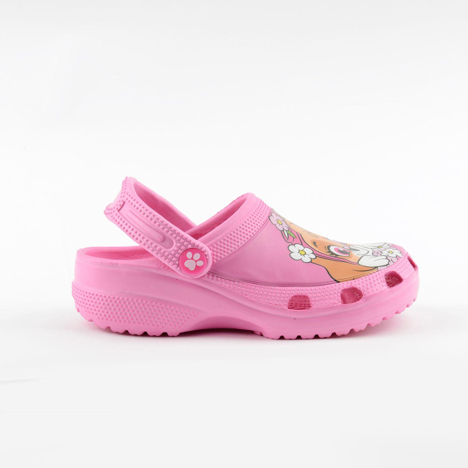 Zueco De Eva Niña Flores Skye Rosado Paw Patrol-1