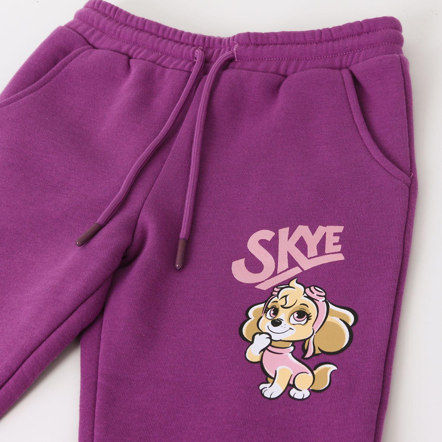 Pantalón de Buzo Niña Skye Morado Paw Patrol-2
