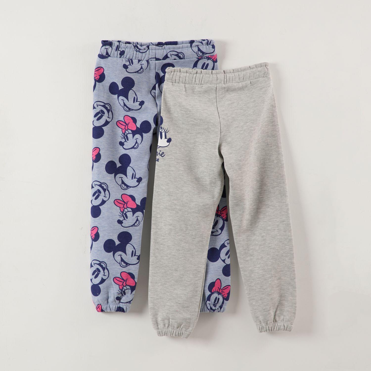 Pack Pantalon De Buzo Niña Minnie Caritas Gris Disney-3