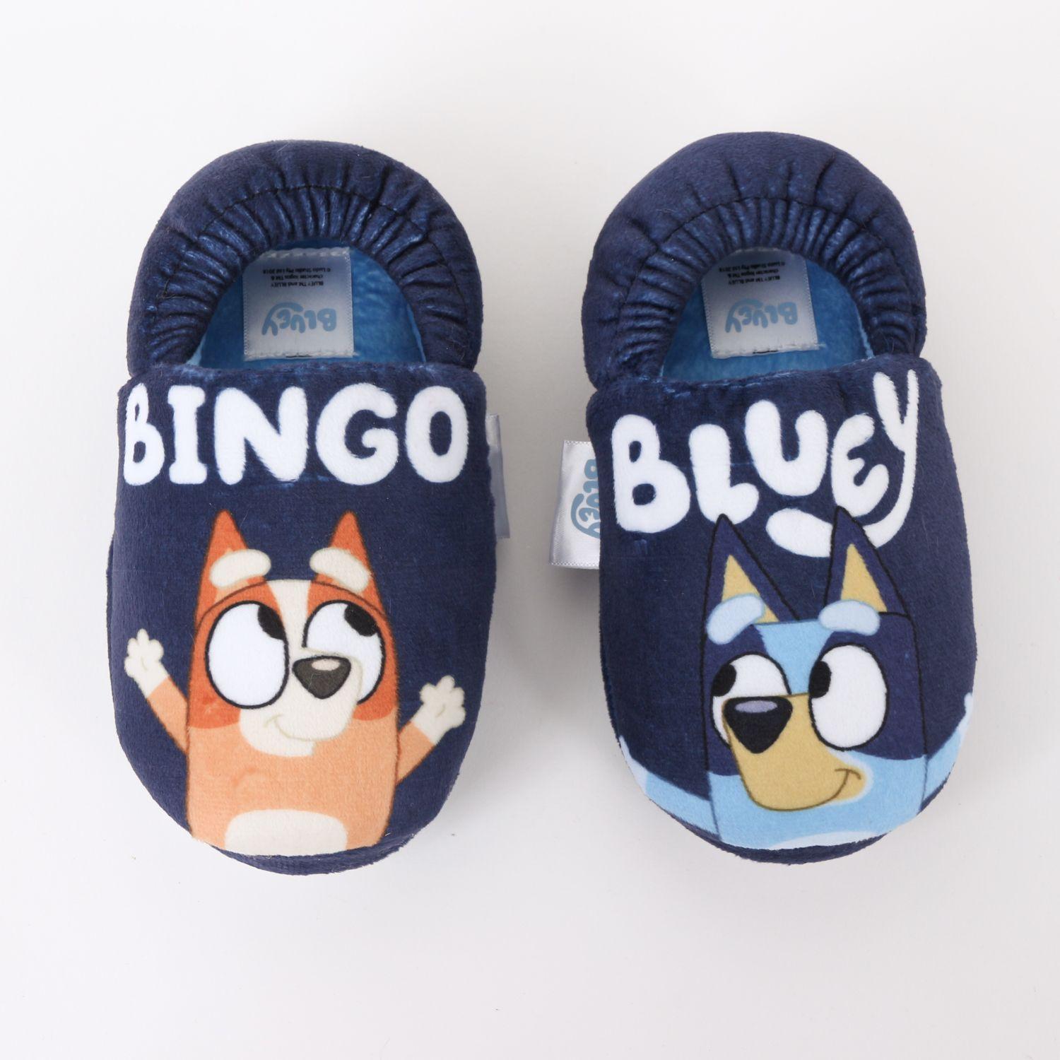 Pantufla Niño Jugando Azul Marino Bingo & Bluey-4