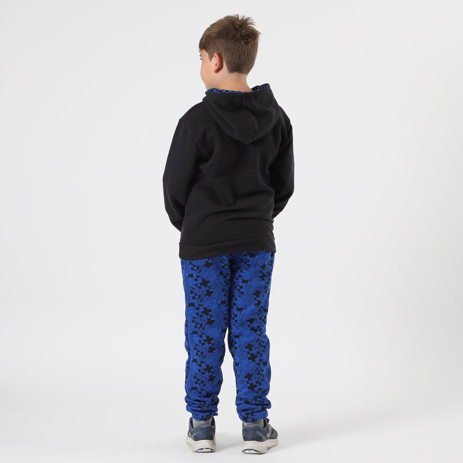 Pantalon De Buzo Niño Logo Azul Sonic-2